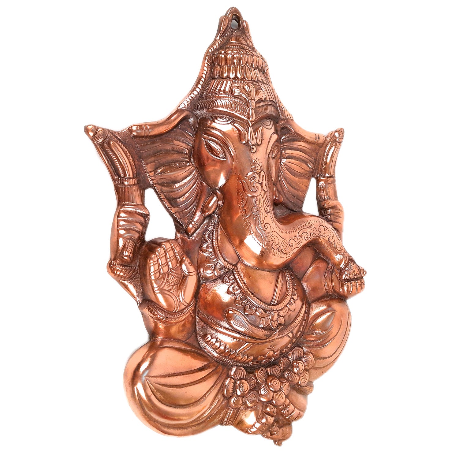 Ganesh Wall Hanging Statue | Ganesha Wall Idol for Puja, Home, Living Room Decor | Diwali & Housewarming Gift - Apkamart