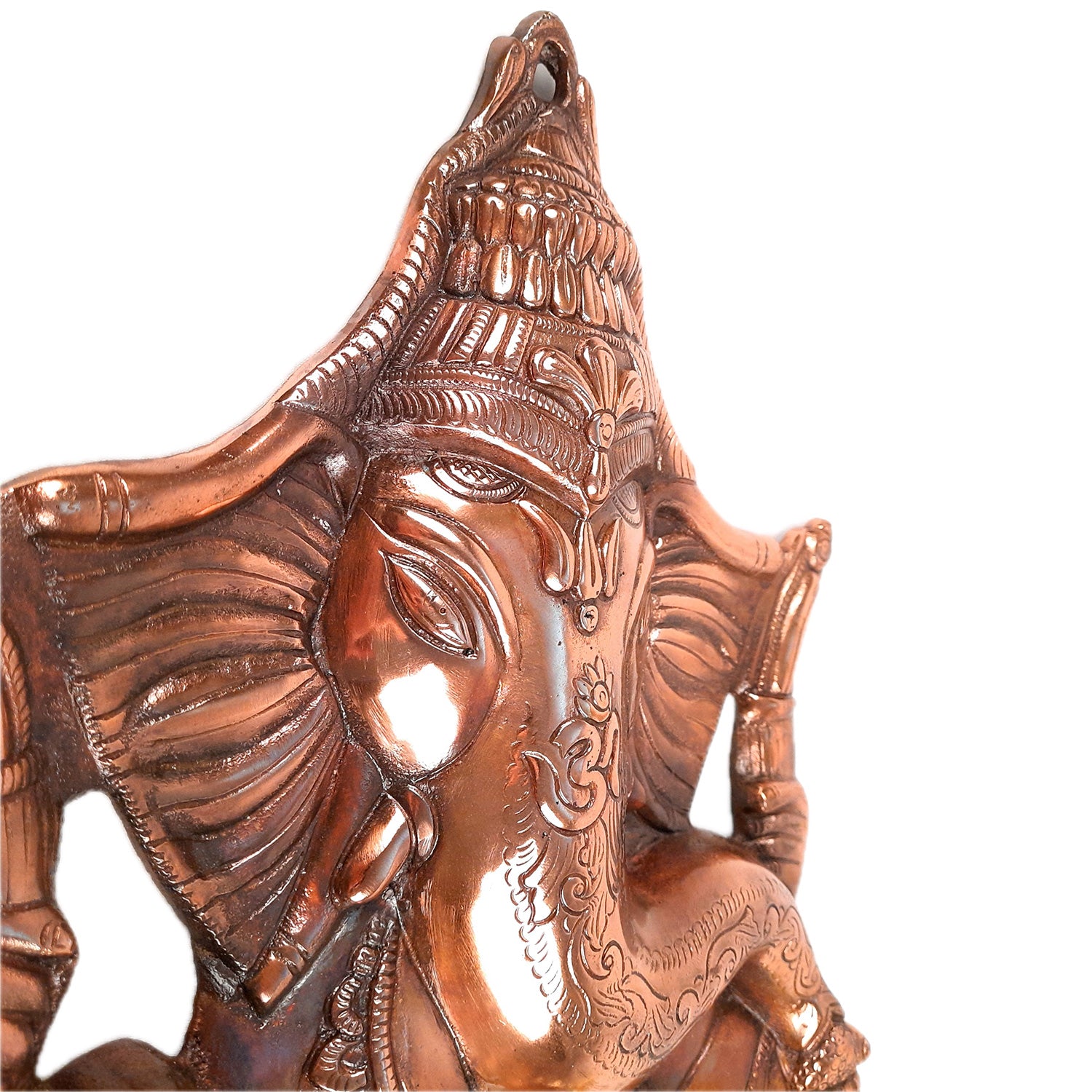 Ganesh Wall Hanging Statue | Ganesha Wall Idol for Puja, Home, Living Room Decor | Diwali & Housewarming Gift - Apkamart