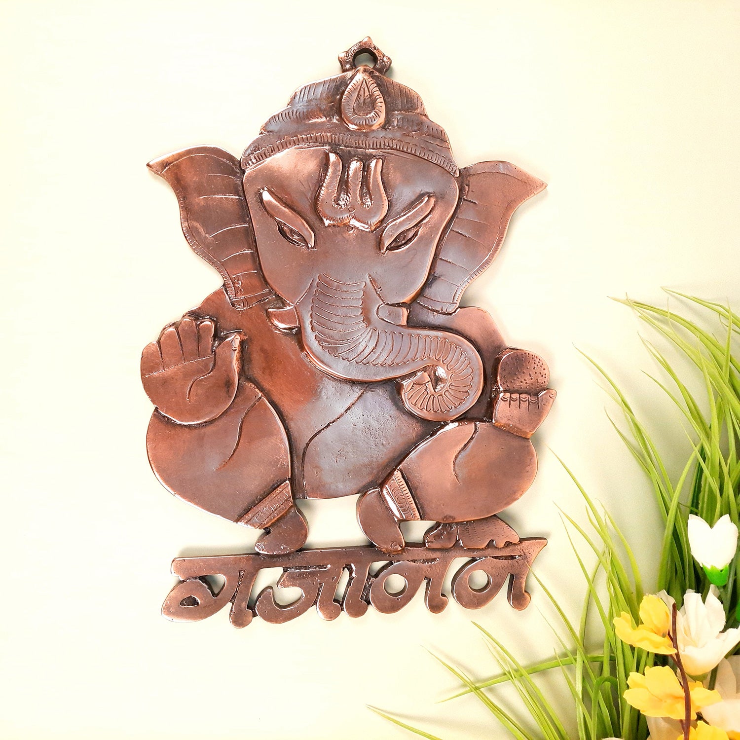 Ganesh Wall Hanging | Lord Ganesha Wall Statue Decor - apkamart