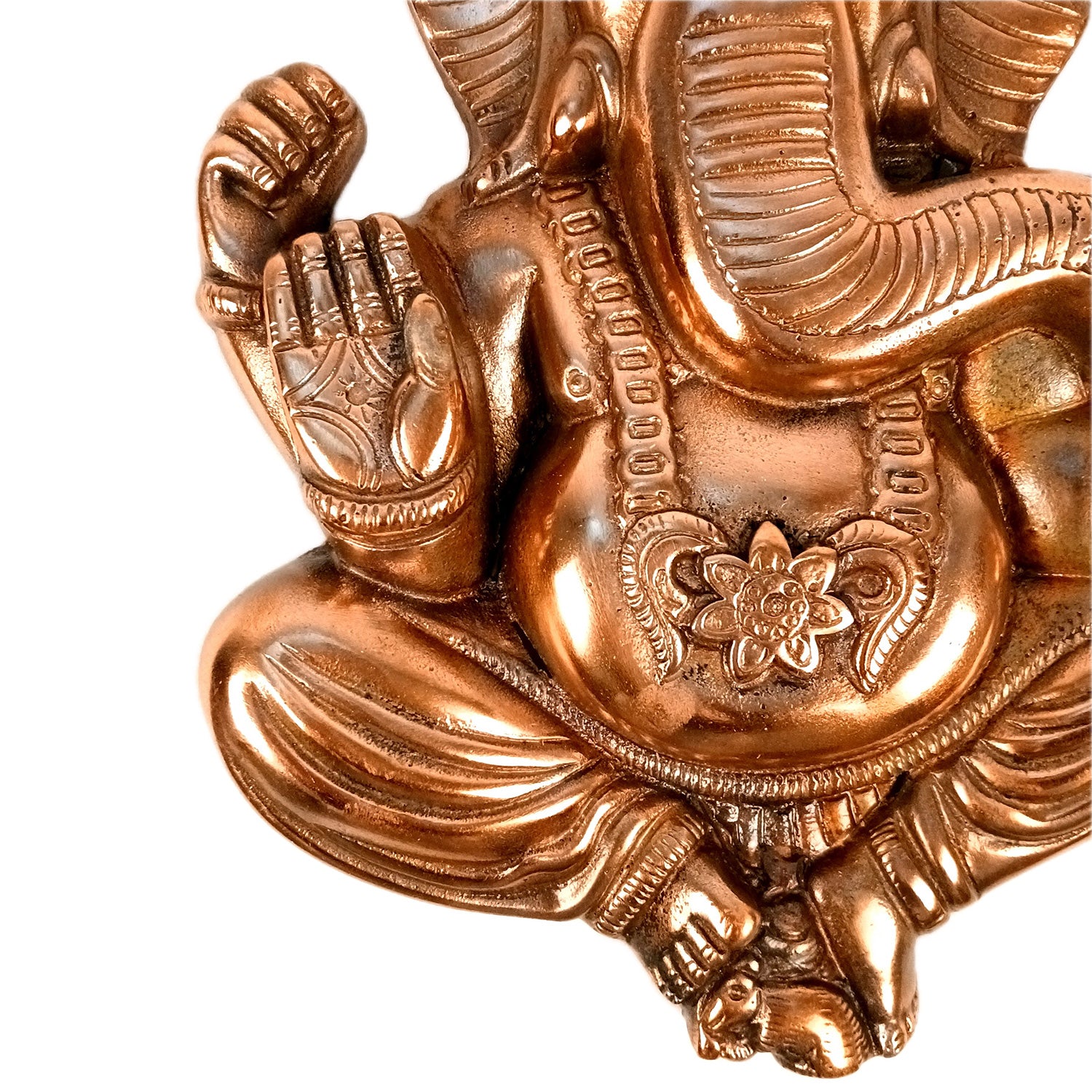 Ganesh Wall Hanging Statue | Ganesha Wall Idol for Puja, Home, Living Room Decor | Diwali & Housewarming Gift - 13 Inch - Apkamart