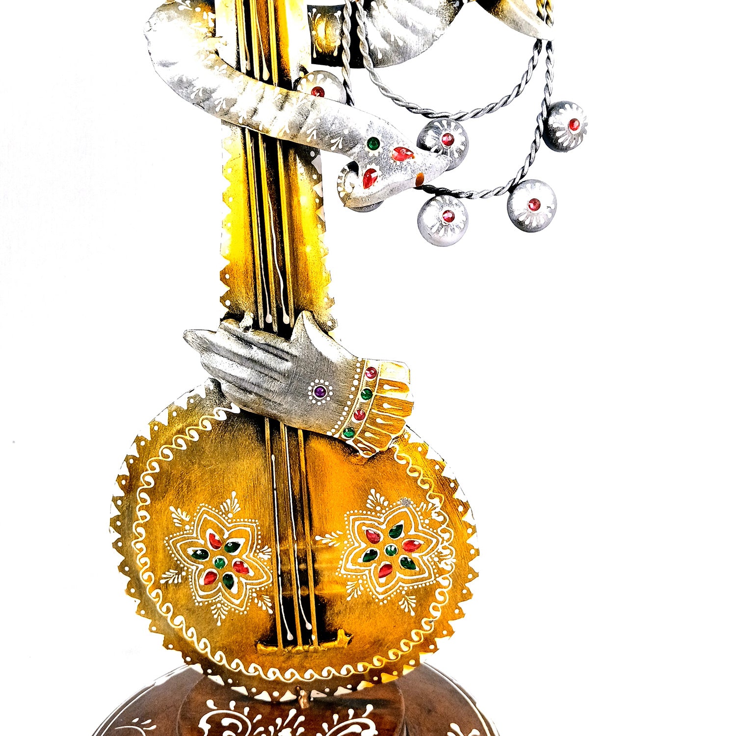 Ganesh Showpiece  - Decorative Showpiece for Table & Office Decor - 20 Inch - ApkaMart #Color_Silver