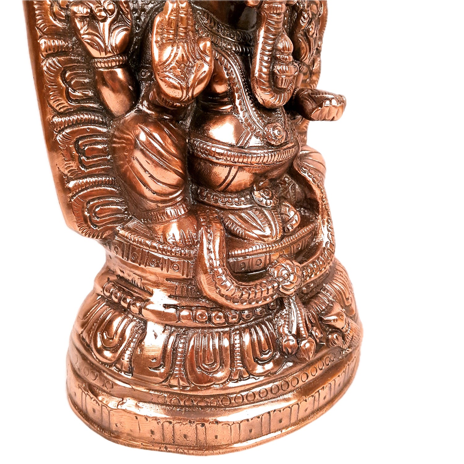 Ganesh Statue | Lord Ganesha Idol - for Home, Puja, Living Room, Entrance & Office Decor | Antique Idol for Religious & Spiritual Decor - 18 Inch - apkamart