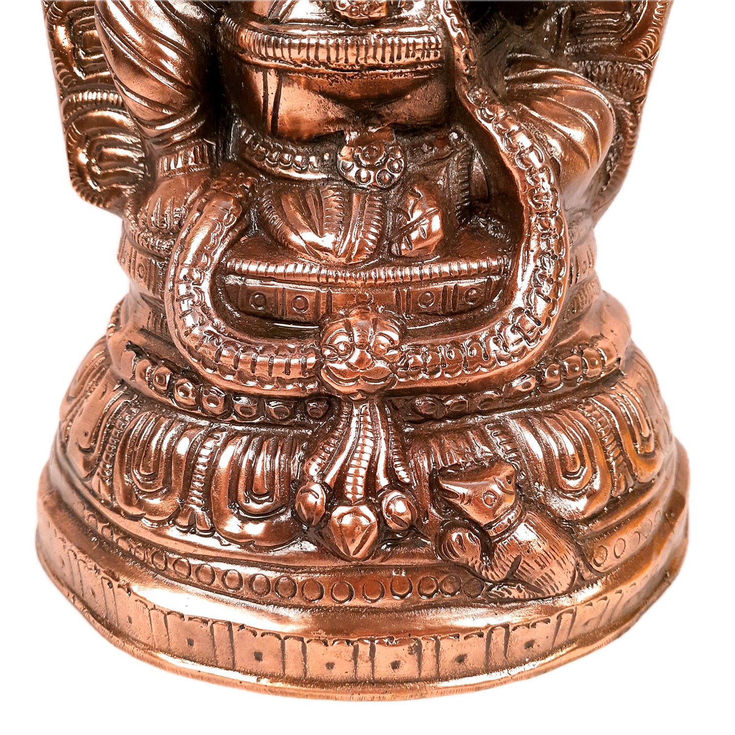 Ganesh Statue | Lord Ganesha Idol - for Home, Puja, Living Room, Entrance & Office Decor | Antique Idol for Religious & Spiritual Decor - 18 Inch - apkamart