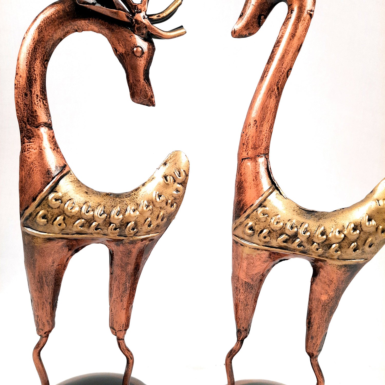 Giraffe Set Showpiece | Animal Figurines - for Vastu, Showpieces for Home Table, Living Room Decor & Gifts - 16 Inch (Set of 2)