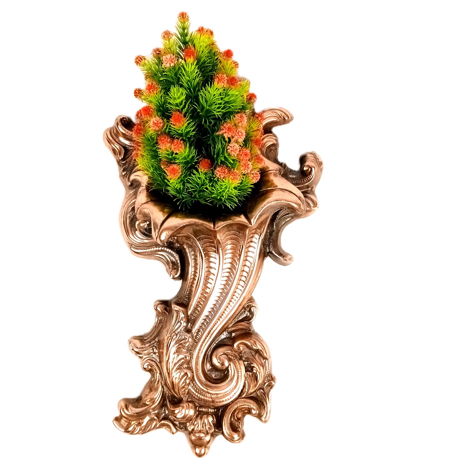 Flower Vase Wall Hanging | Wall Mount Flower Pot - For Wall Decor, Living Room, Home & Office Decoration - 18 Inch - Apkamart