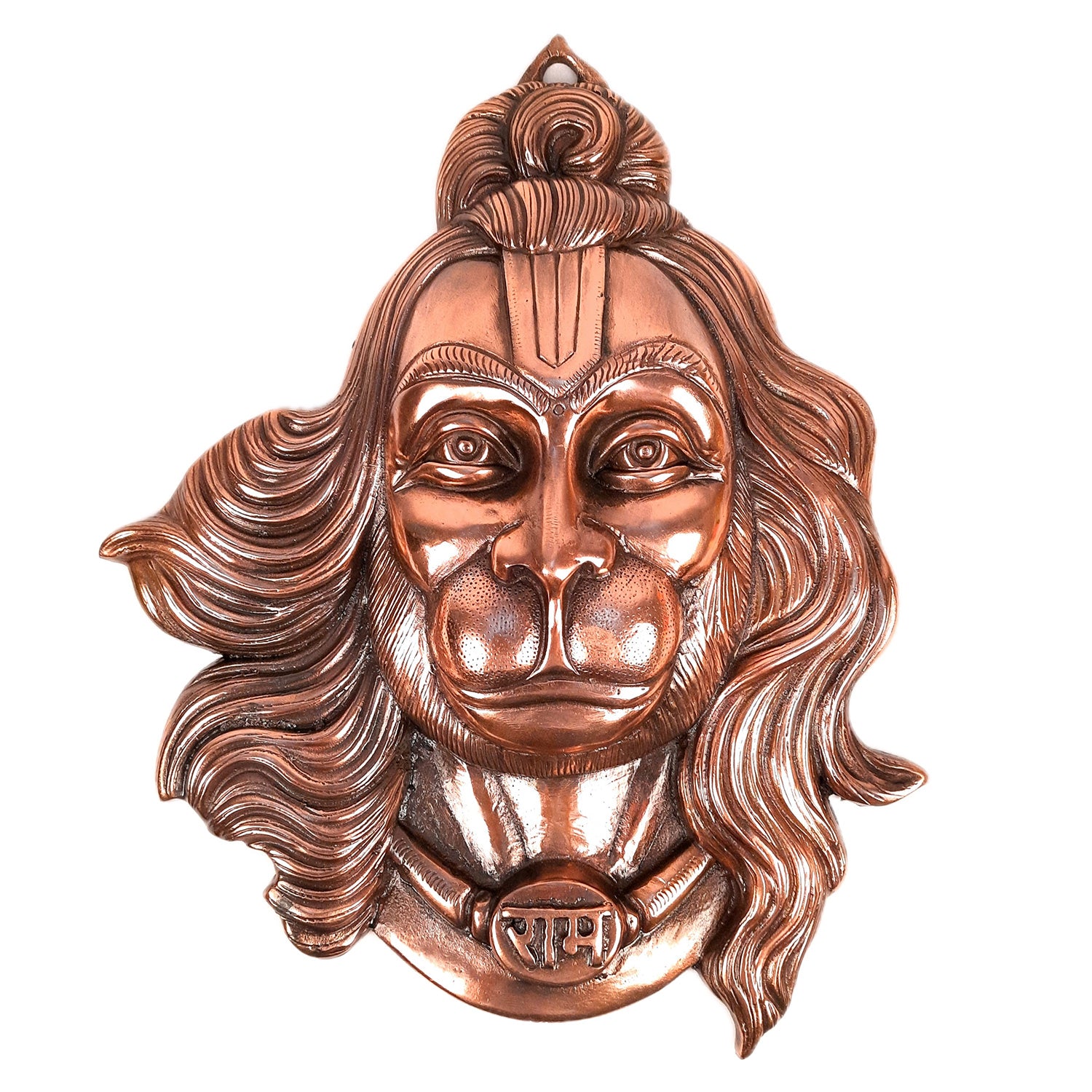 Lord Hanuman Wall Hanging | Bajarangbali Face Wall Statue - for Puja, Home, Entrance, Gift & Living Room Decor - apkamart