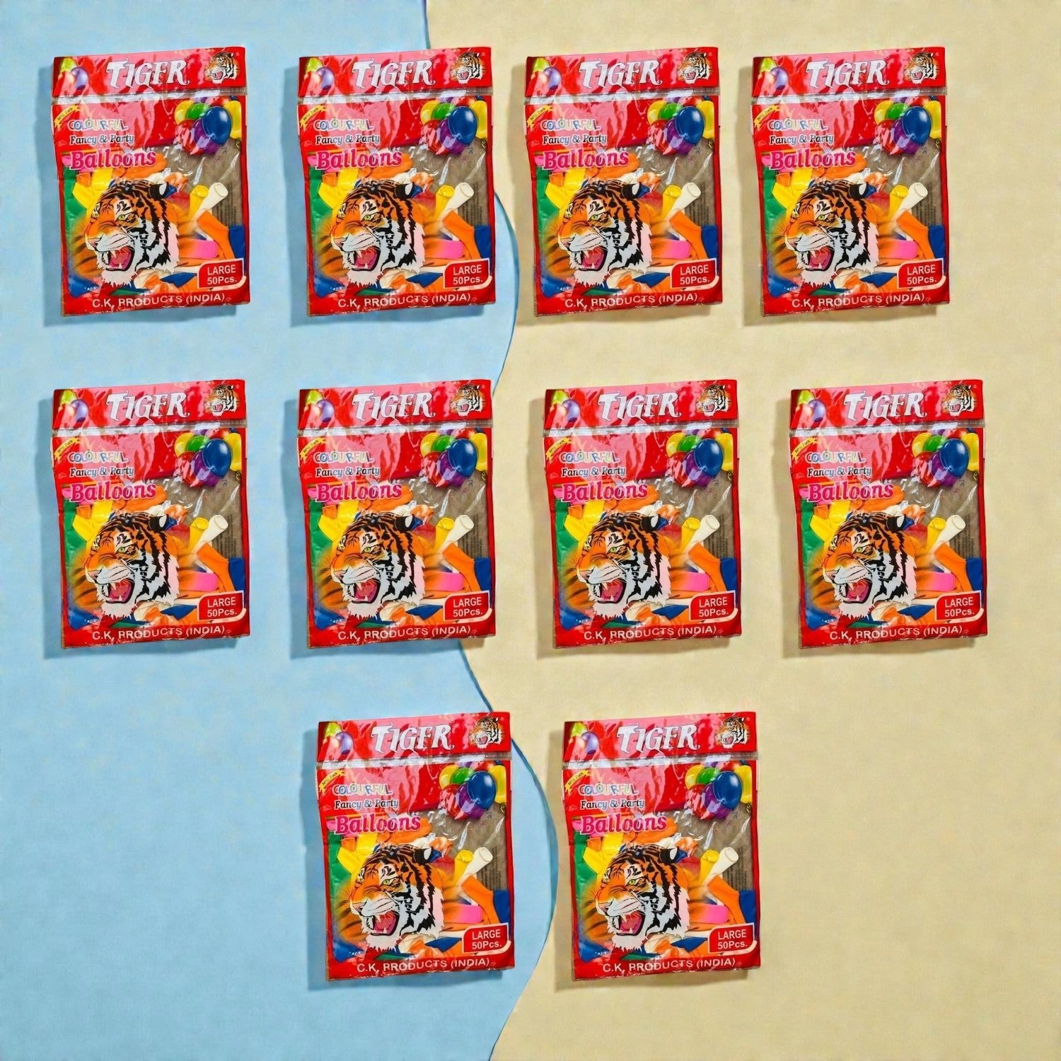 Birthday Balloons Happy Birthday Balloons | Party Balloons | Balloons for Kids Colorful Birthday Decorations for Home School Events - (Each Packet Has 50 Pieces) - Apkamart #Style_Pack Of 10