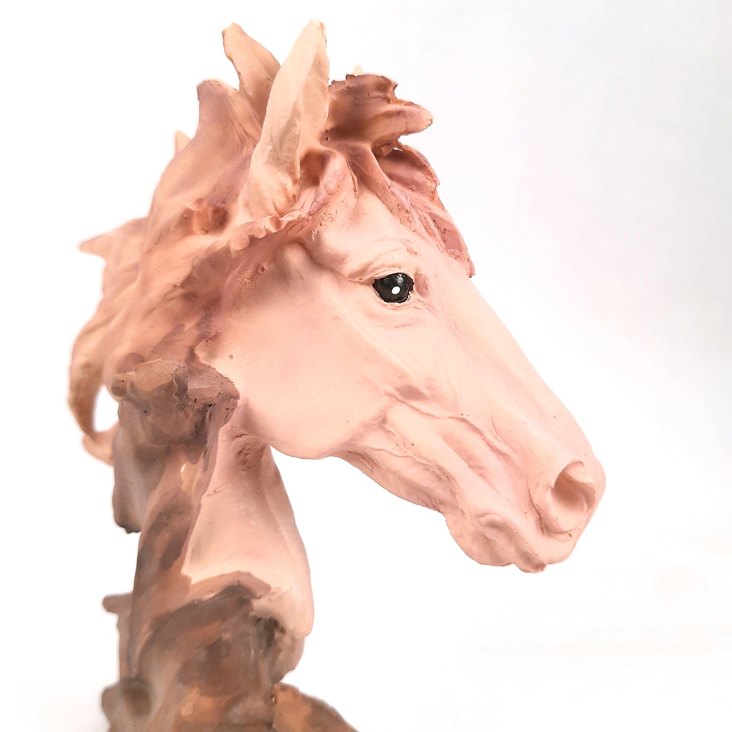 Horse Statue | Horse Face Showpiece Vastu, Fengshui Figurine | Animal Figurines - For Home, Living room Decor, Gifts, For Money & Wealth - 10 Inch - Apkamart #Color_Brown