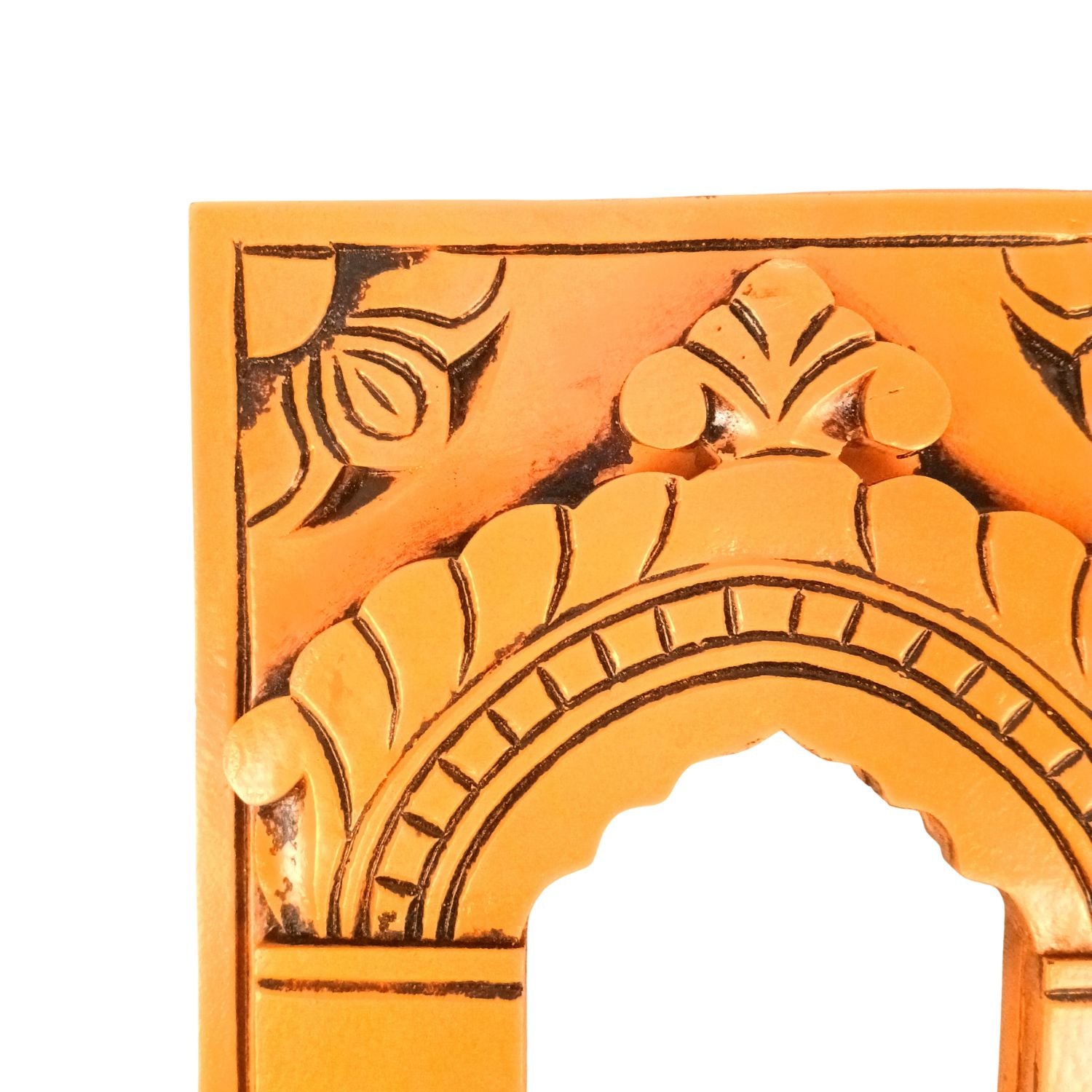 Wooden Jharokha Window Wall Hanging | Rajasthani Decor - 15 inch-Apkamart