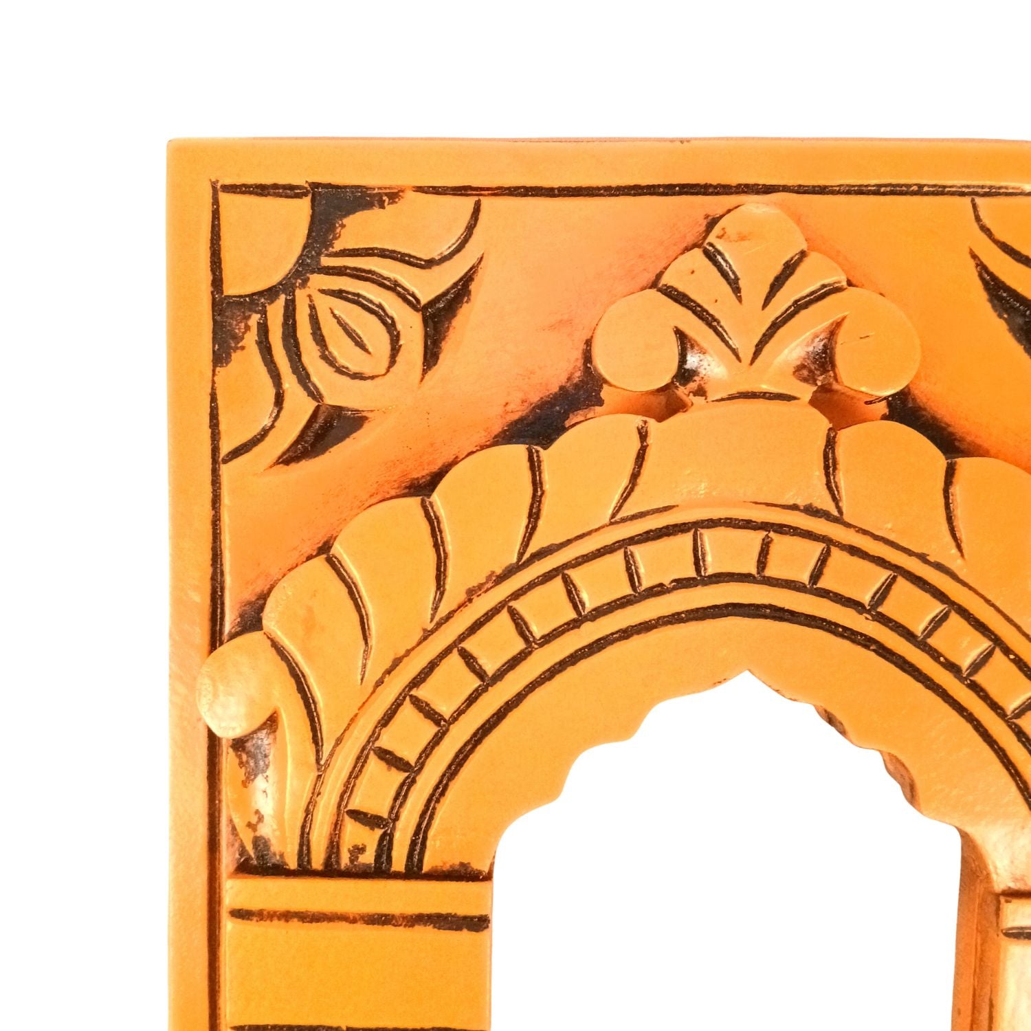 Wooden Jharokha Window Wall Hanging | Rajasthani Decor - 15 inch-Apkamart