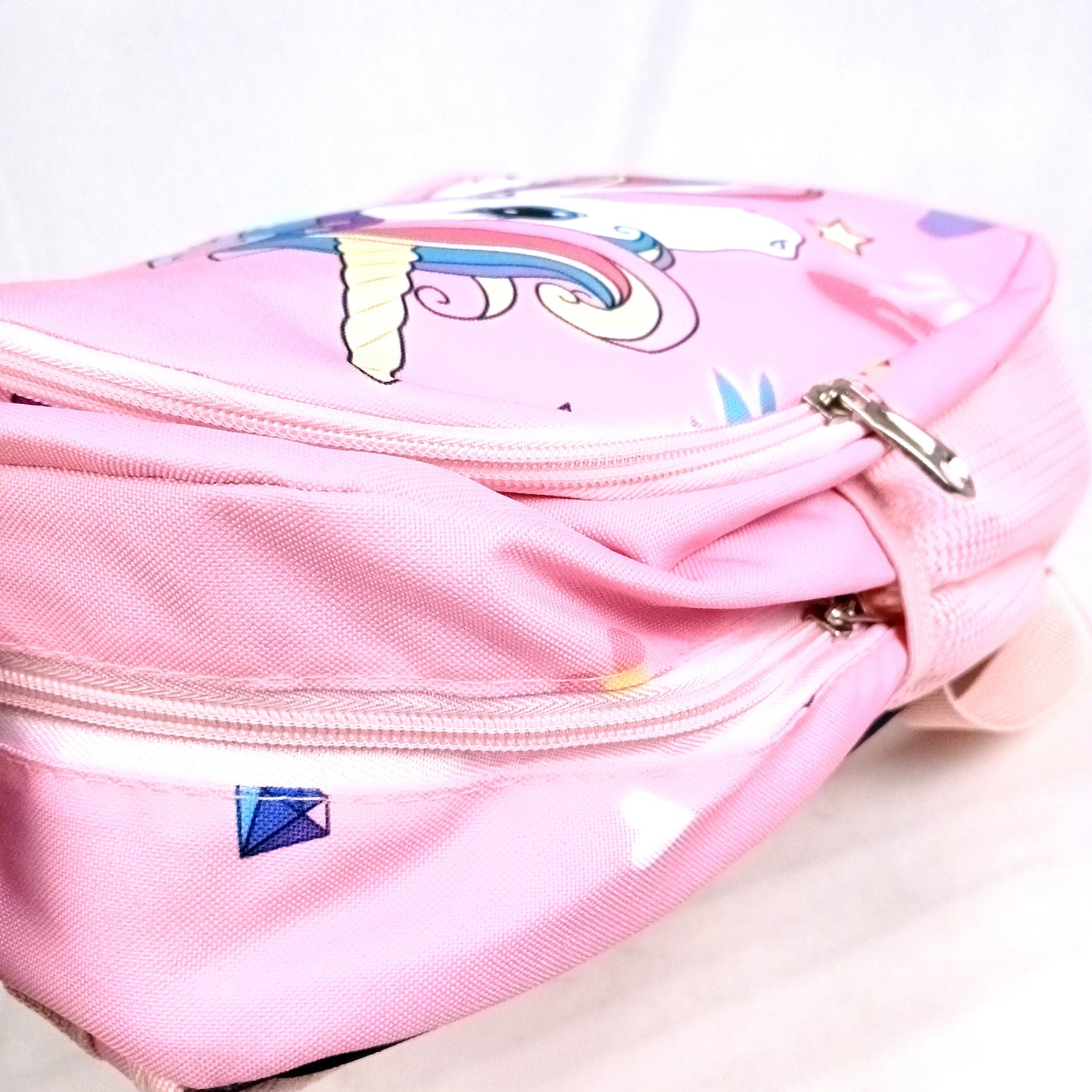 School Backpack | Kids Bag | Unicorn Bags | Casual / Picnic / Tuition Bag - for School Boys & Girls, Little Kids, Students, Preschool & Gifts - Apkamart #Colour_Light Pink