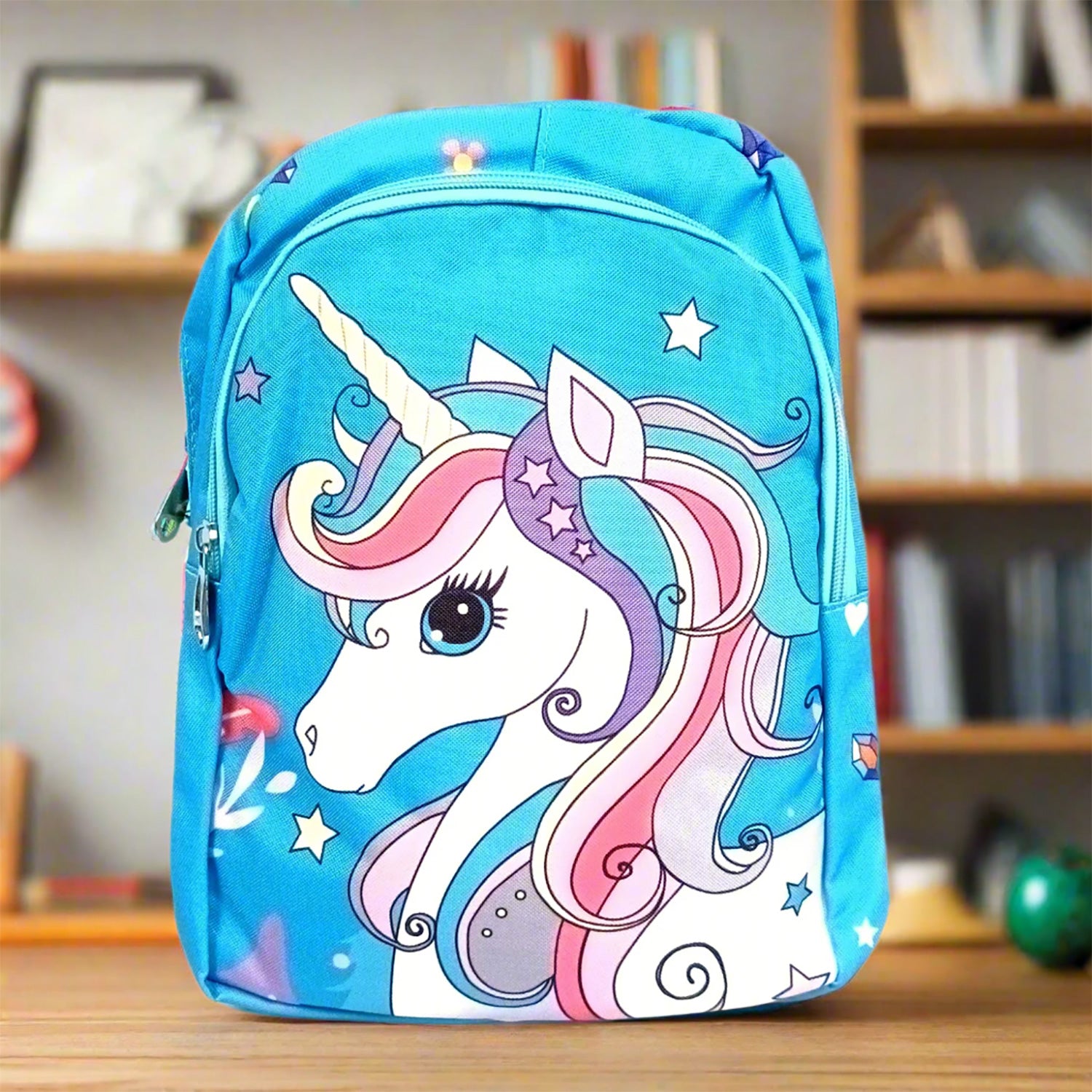 School Backpack | Kids Bag | Unicorn Bags | Casual / Picnic / Tuition Bag - for School Boys & Girls, Little Kids, Students, Preschool & Gifts - Apkamart #Colour_Green