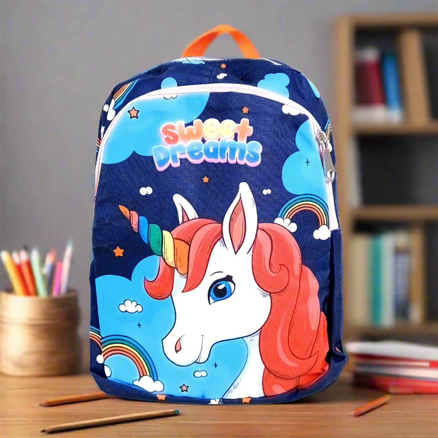 School Bag | Kids Backpack | Unicorn Bags | Casual / Picnic / Tuition Bag - for School Boys & Girls, Little Kids, Students, Preschool & Gifts - Apkamart #Style_Design 2