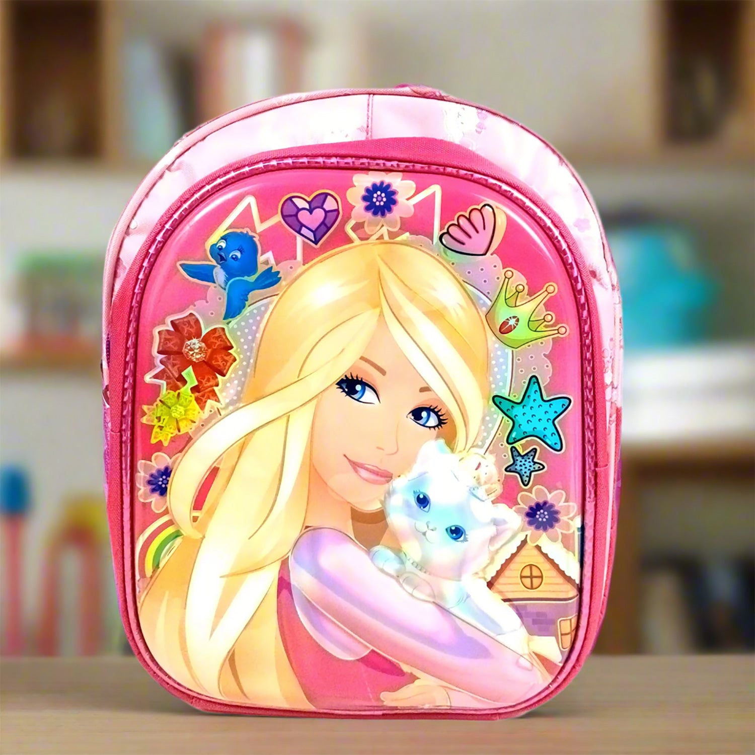 Kids School Bag | Waterproof Backpack Bags - Barbie Design | Casual / Picnic / Tuition Bag - for School Boys & Girls, Children, Students & Gifts - Apkamart #Style_Design 3