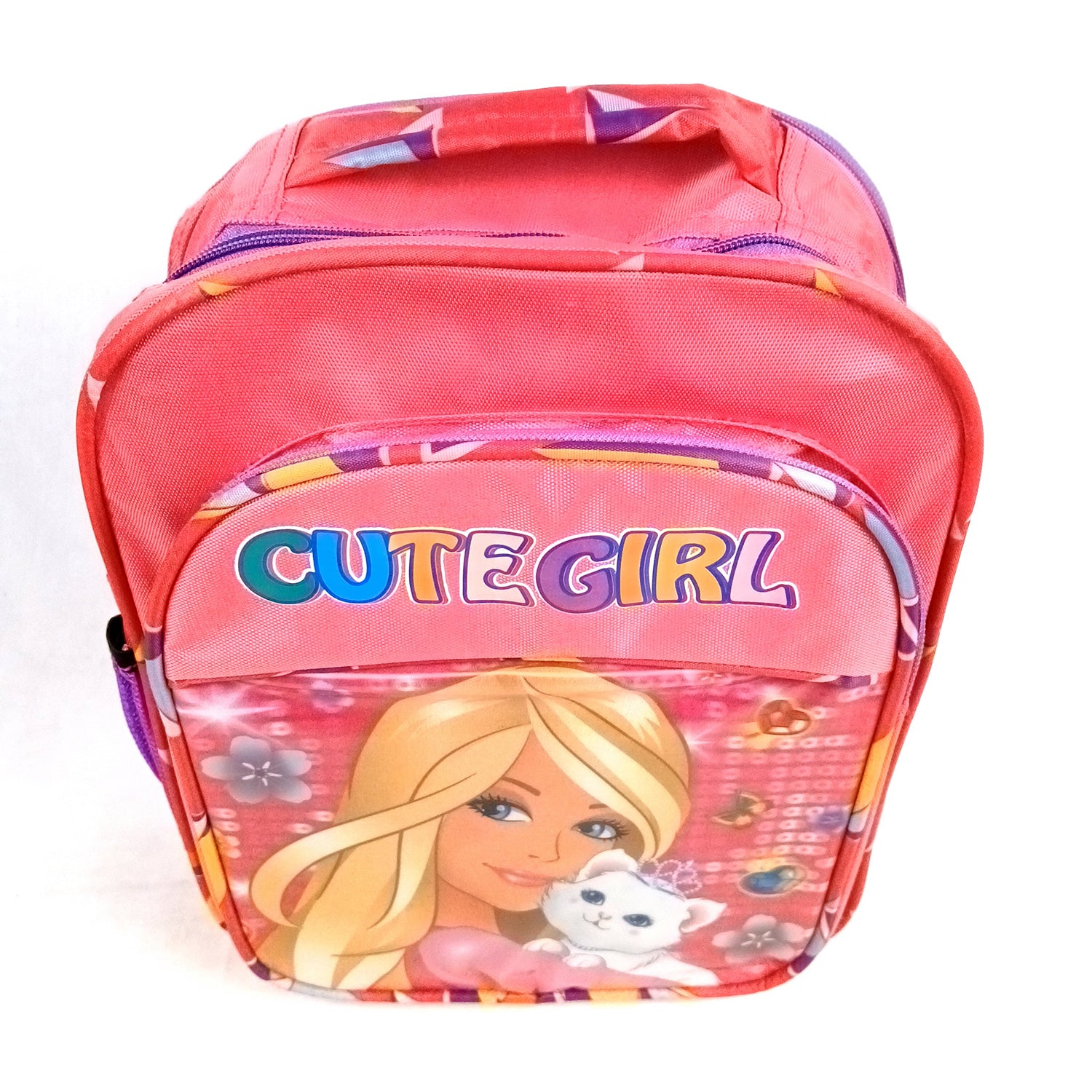 Kids School Bag | Waterproof Backpack Bags - Barbie Design | Casual / Picnic / Tuition Bag - for School Boys & Girls, Children, Students & Gifts - Apkamart