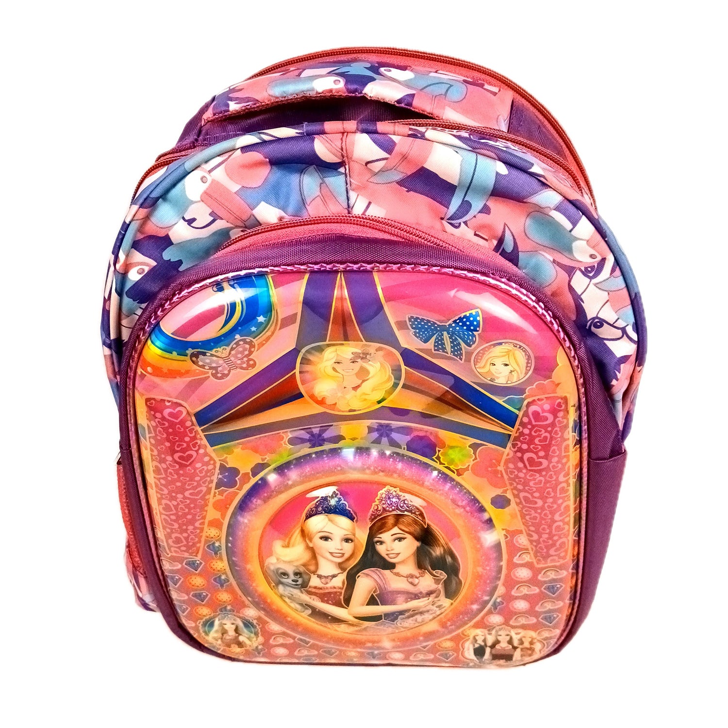 Kids School Bag | Waterproof Backpack Bags - Pricess Design | Casual / Picnic / Tuition Bag - for School Boys & Girls, Children, Students & Gifts - Apkamart #Style_Design 2