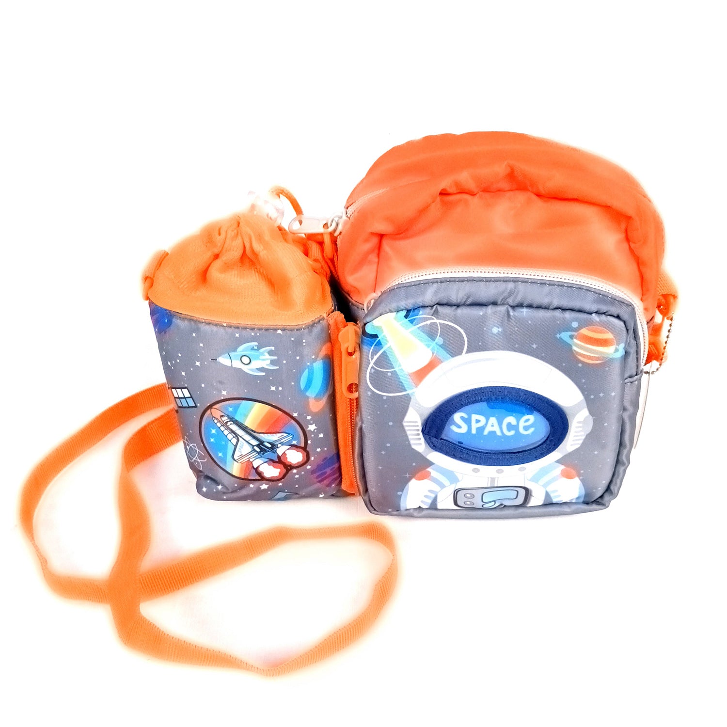 Lunch Bag for Kids | Cute Tiffin & Bottle Bags | Casual / Picnic Bag - for School Boys and Girls, Preschool & Gifts - Apkamart