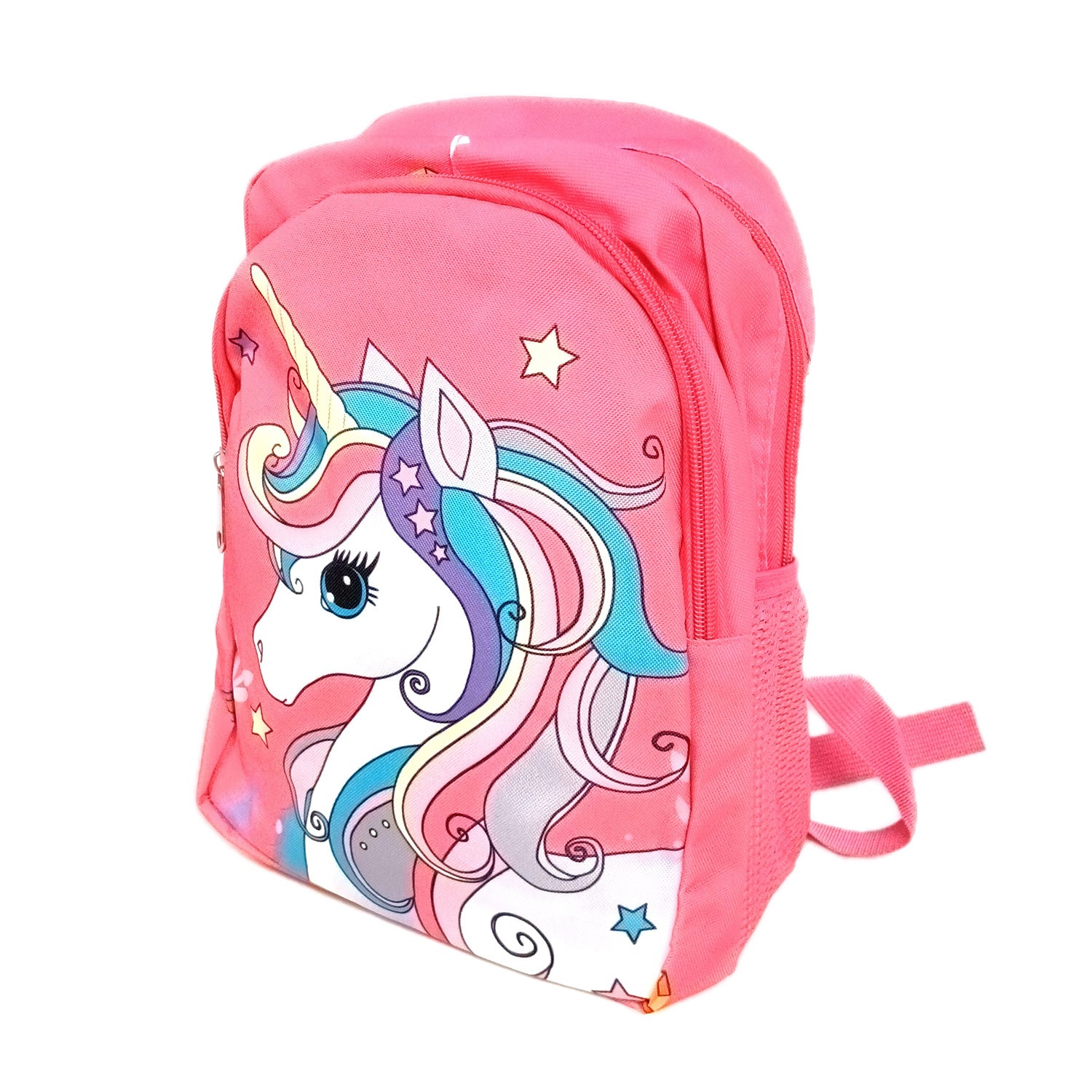 School Backpack | Kids Bag | Unicorn Bags | Casual / Picnic / Tuition Bag - for School Boys & Girls, Little Kids, Students, Preschool & Gifts - Apkamart #Colour_Dark Pink