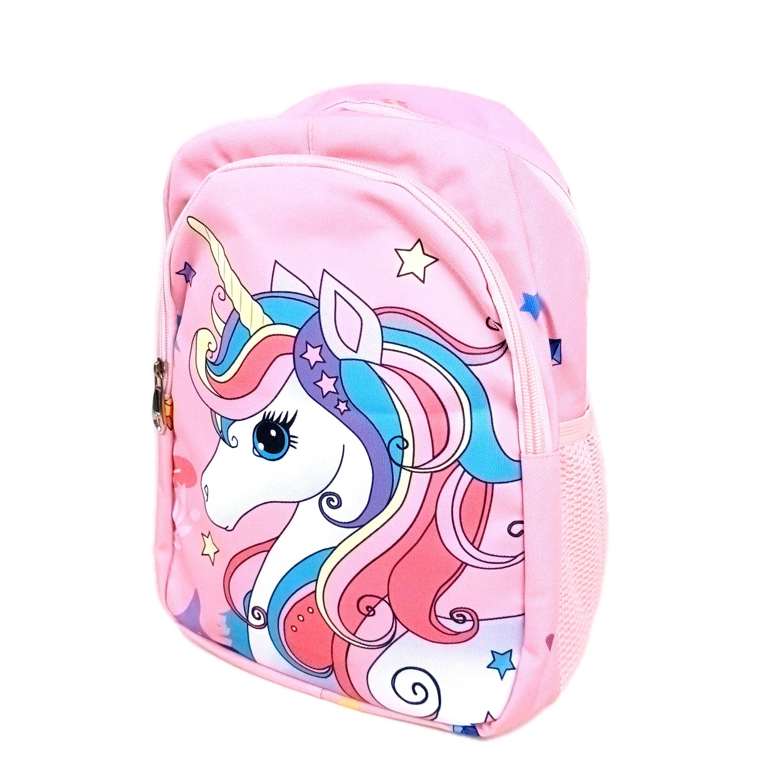 School Backpack | Kids Bag | Unicorn Bags | Casual / Picnic / Tuition Bag - for School Boys & Girls, Little Kids, Students, Preschool & Gifts - Apkamart #Colour_Light Pink