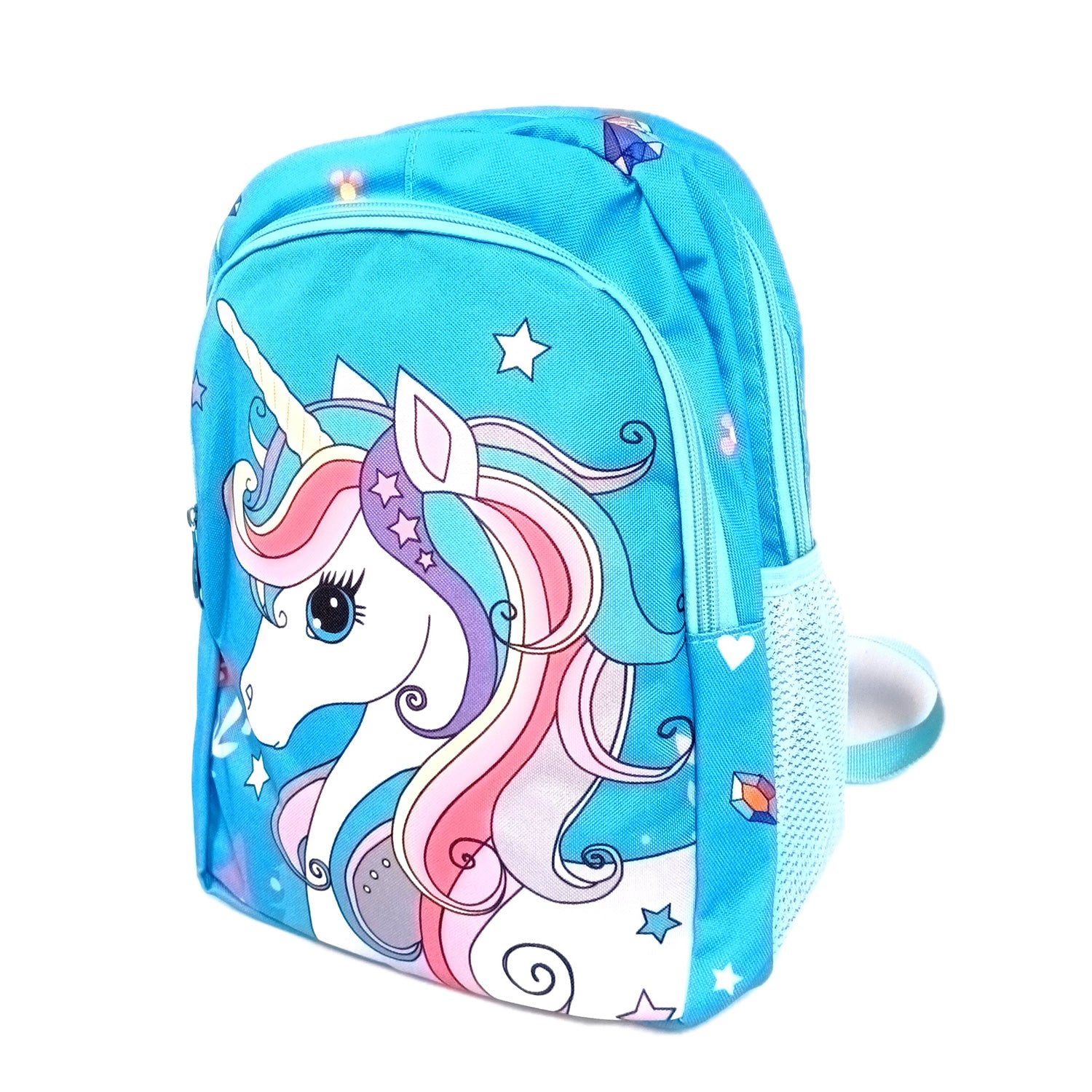 School Backpack | Kids Bag | Unicorn Bags | Casual / Picnic / Tuition Bag - for School Boys & Girls, Little Kids, Students, Preschool & Gifts - Apkamart #Colour_Green