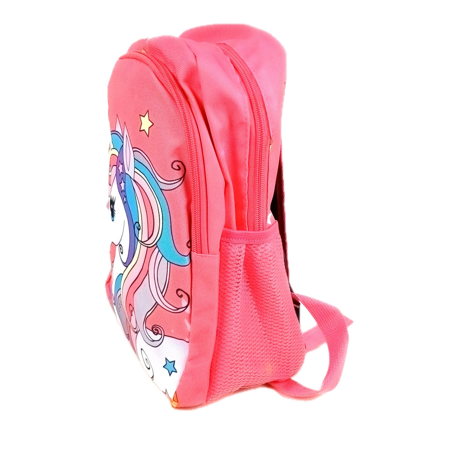 School Backpack | Kids Bag | Unicorn Bags | Casual / Picnic / Tuition Bag - for School Boys & Girls, Little Kids, Students, Preschool & Gifts - Apkamart #Colour_Dark Pink