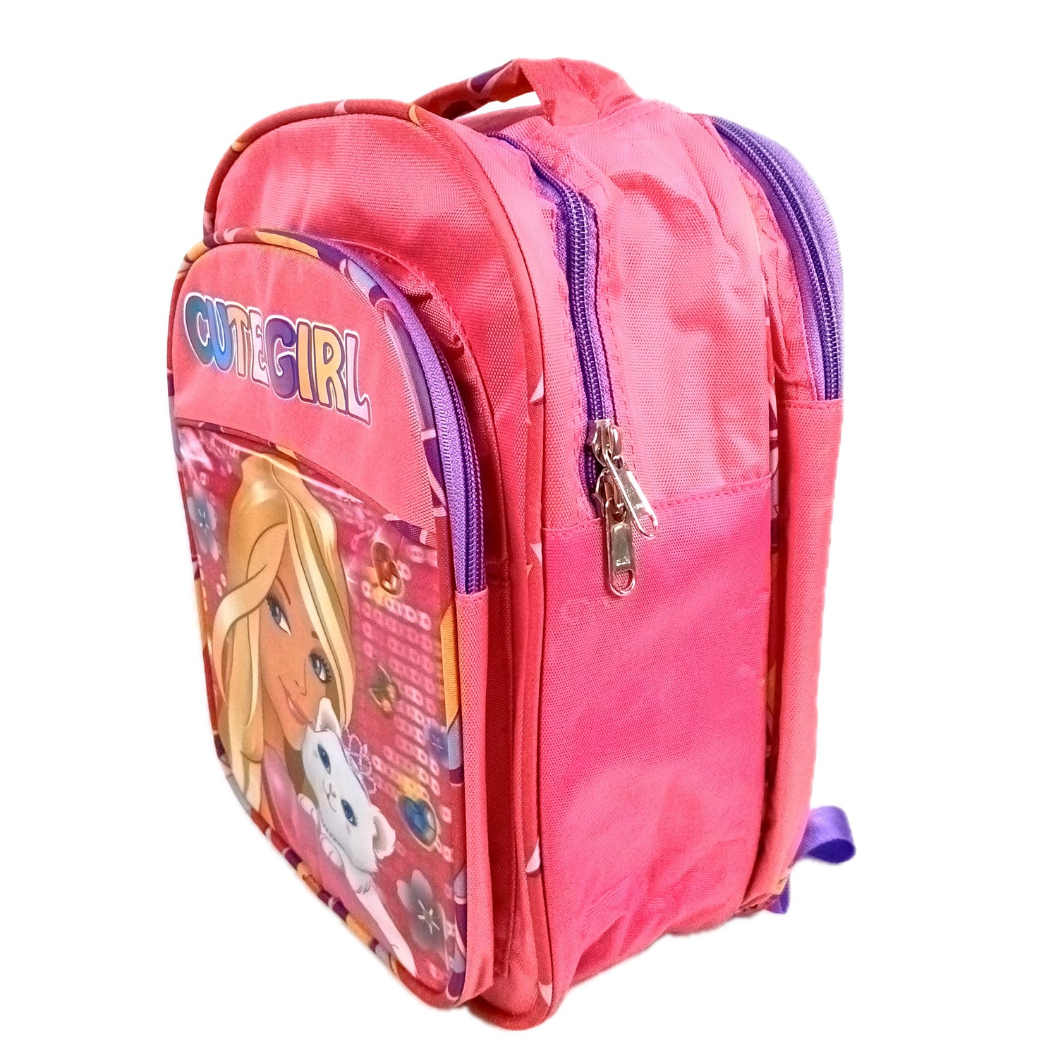 Kids School Bag | Waterproof Backpack Bags - Barbie Design | Casual / Picnic / Tuition Bag - for School Boys & Girls, Children, Students & Gifts - Apkamart #Style_Design 1