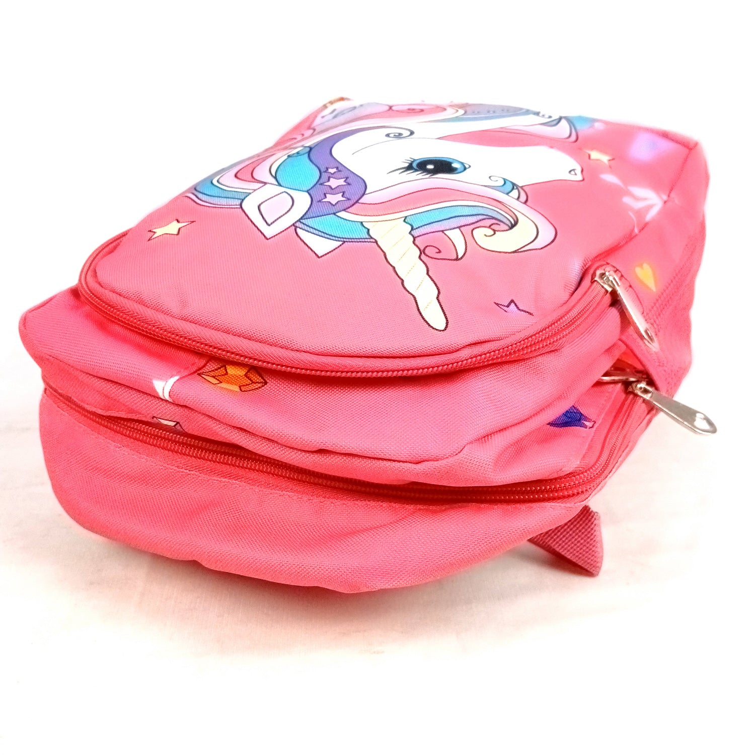 School Backpack | Kids Bag | Unicorn Bags | Casual / Picnic / Tuition Bag - for School Boys & Girls, Little Kids, Students, Preschool & Gifts - Apkamart #Colour_Dark Pink