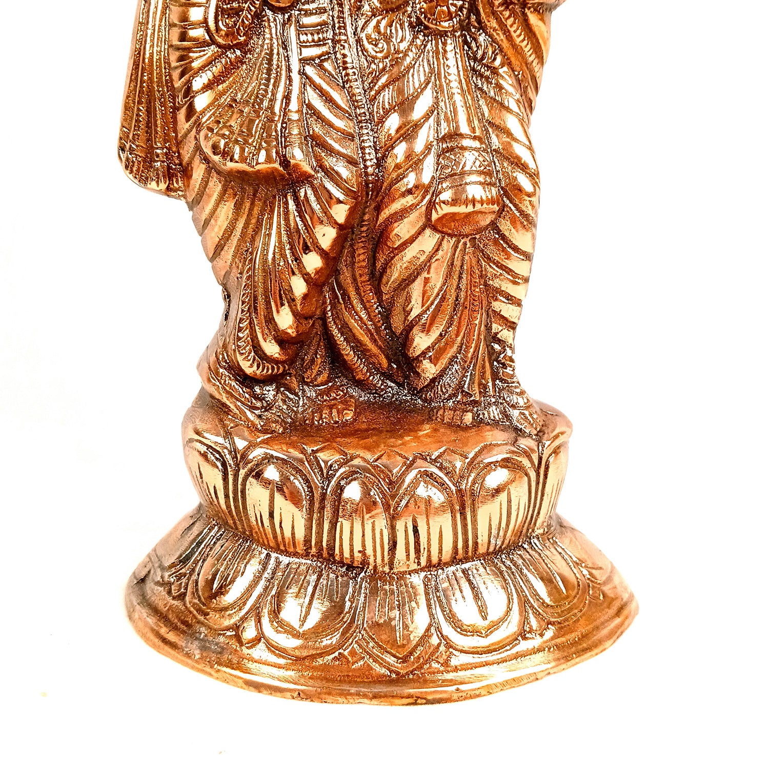 Radha Krishna Statue | Lord Krishna Murti Idol - for Gift, Home, Table, Living Room, Office, Puja Room Decoration - 12 Inch - Apkamart