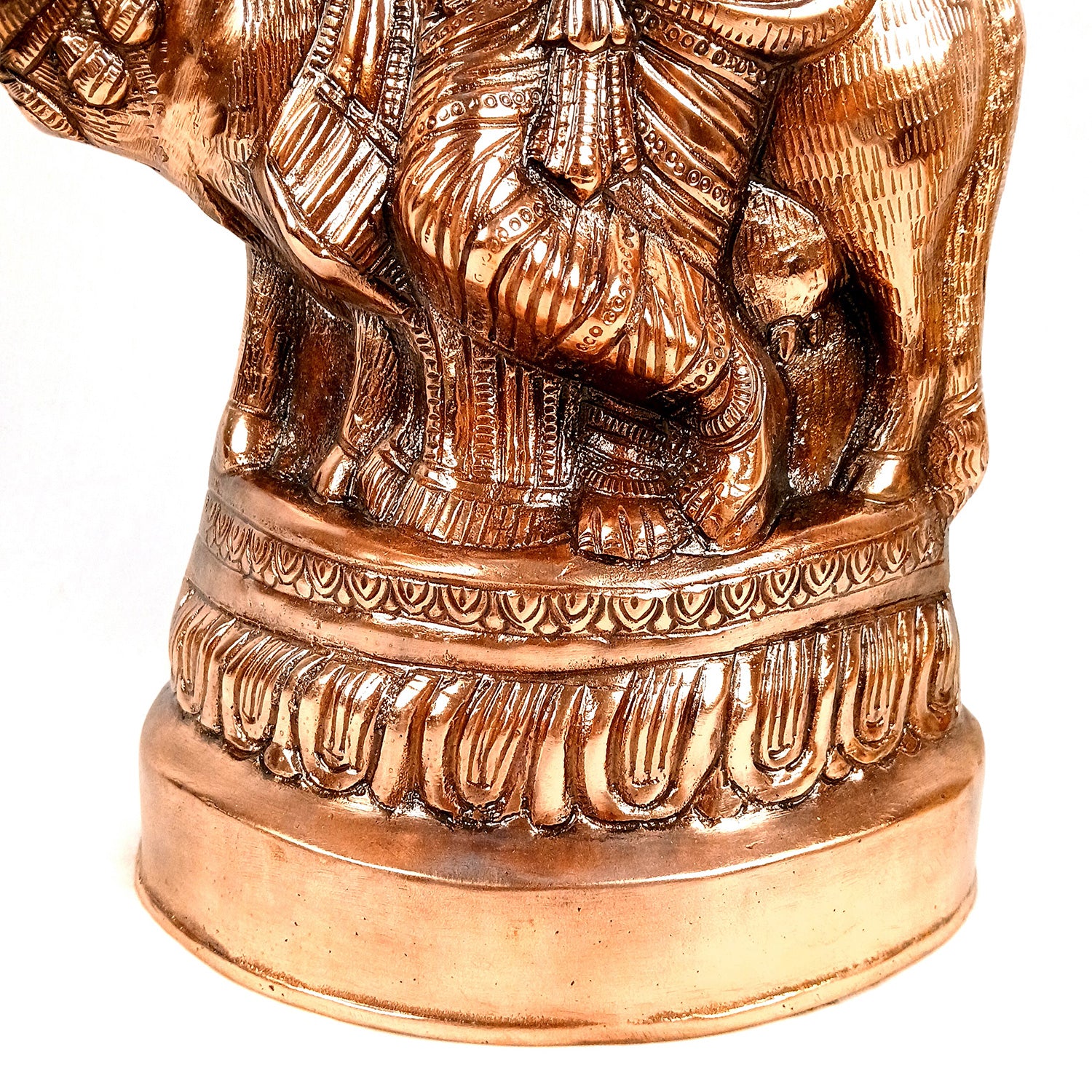 Krishna Statue | Shri Krishna With Cow Idol Murti - for Home, Table, Living Room, Office, Puja , Entrance Decoration & Gifts - 22 Inch - Apkamart