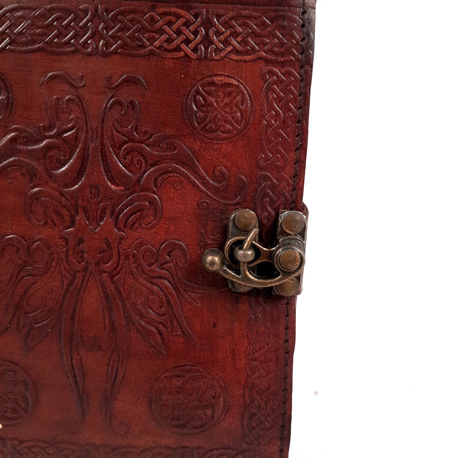 Leather Diary Journal | Notebook Planner Diaries With Antique Lock | Personal Traveller's Book, Sketchbook - for Writing, Table, Office, Desk, Study, Corporate Gifts | Gift for Him / Her - Apkamart #Style_Design 3