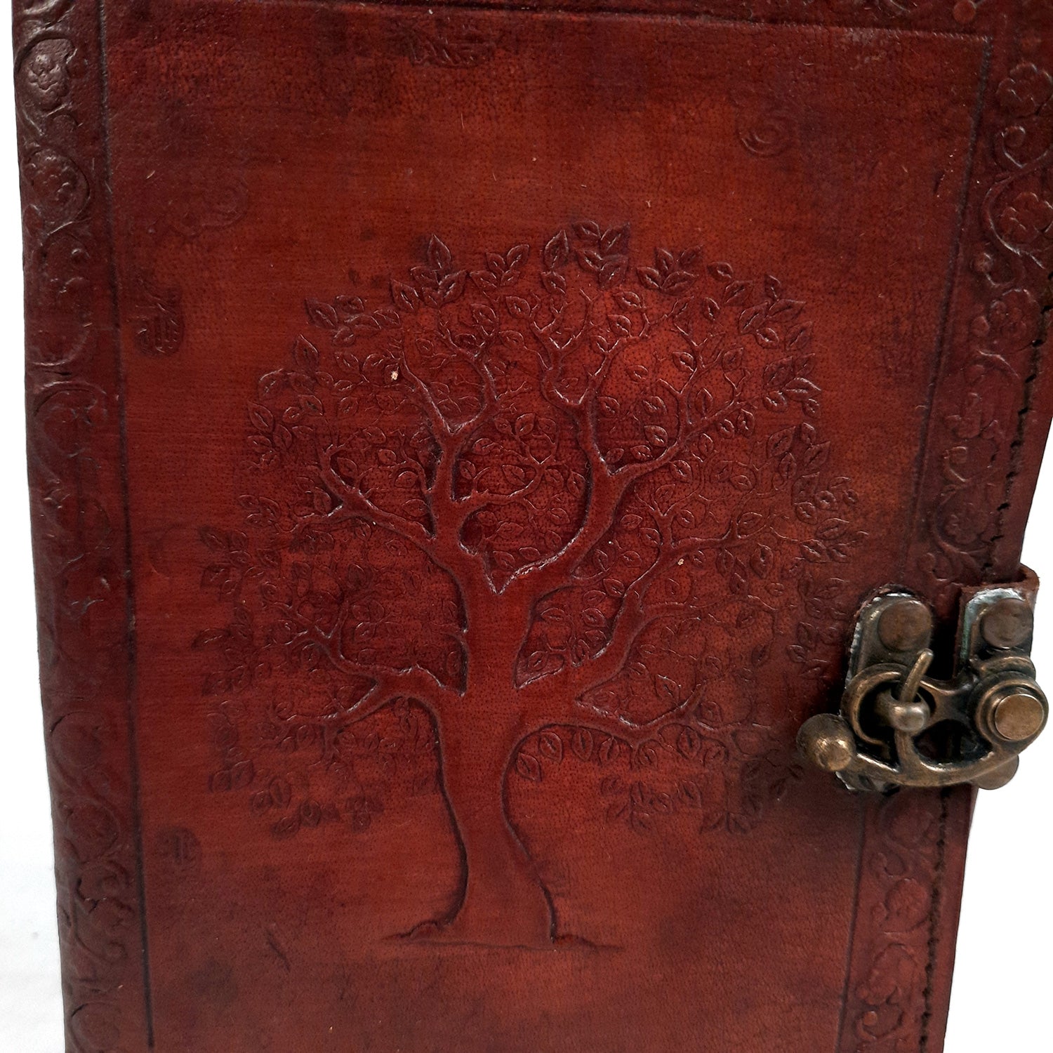 Leather Diary Journal | Notebook Planner Diaries With Antique Lock | Personal Traveller's Book, Sketchbook - for Writing, Table, Office, Desk, Study, Corporate Gifts | Gift for Him / Her - Apkamart #Style_Design 4