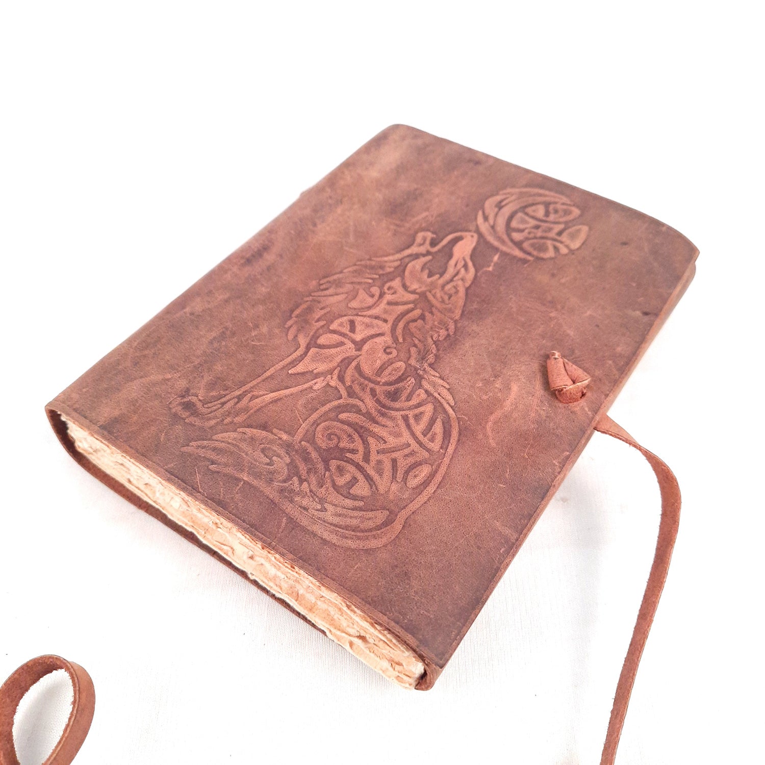 Leather Diary Vintage | Journal Notebook With Handmade Paper | Personal Traveller's Book, Sketchbook - for Writing, Table, Office, Desk, Study, Corporate Gifts | Gift for Him / Her - 7 inch