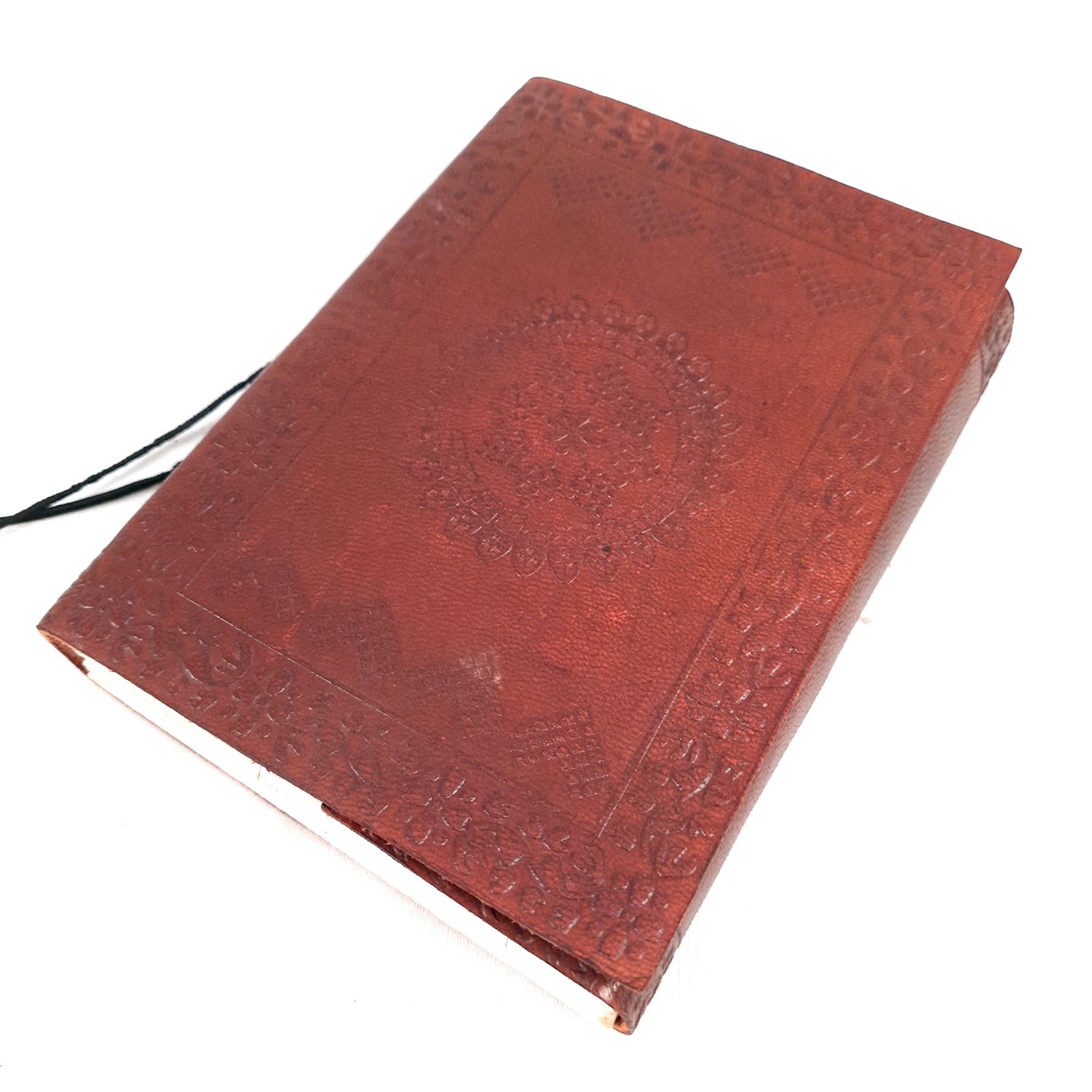 Leather Diary Vintage | Journal Notebook With Handmade Paper | Personal Traveller's Book, Sketchbook - for Writing, Table, Office, Desk, Study, Corporate Gifts | Gift for Him / Her  apkamart #Style_Design 1