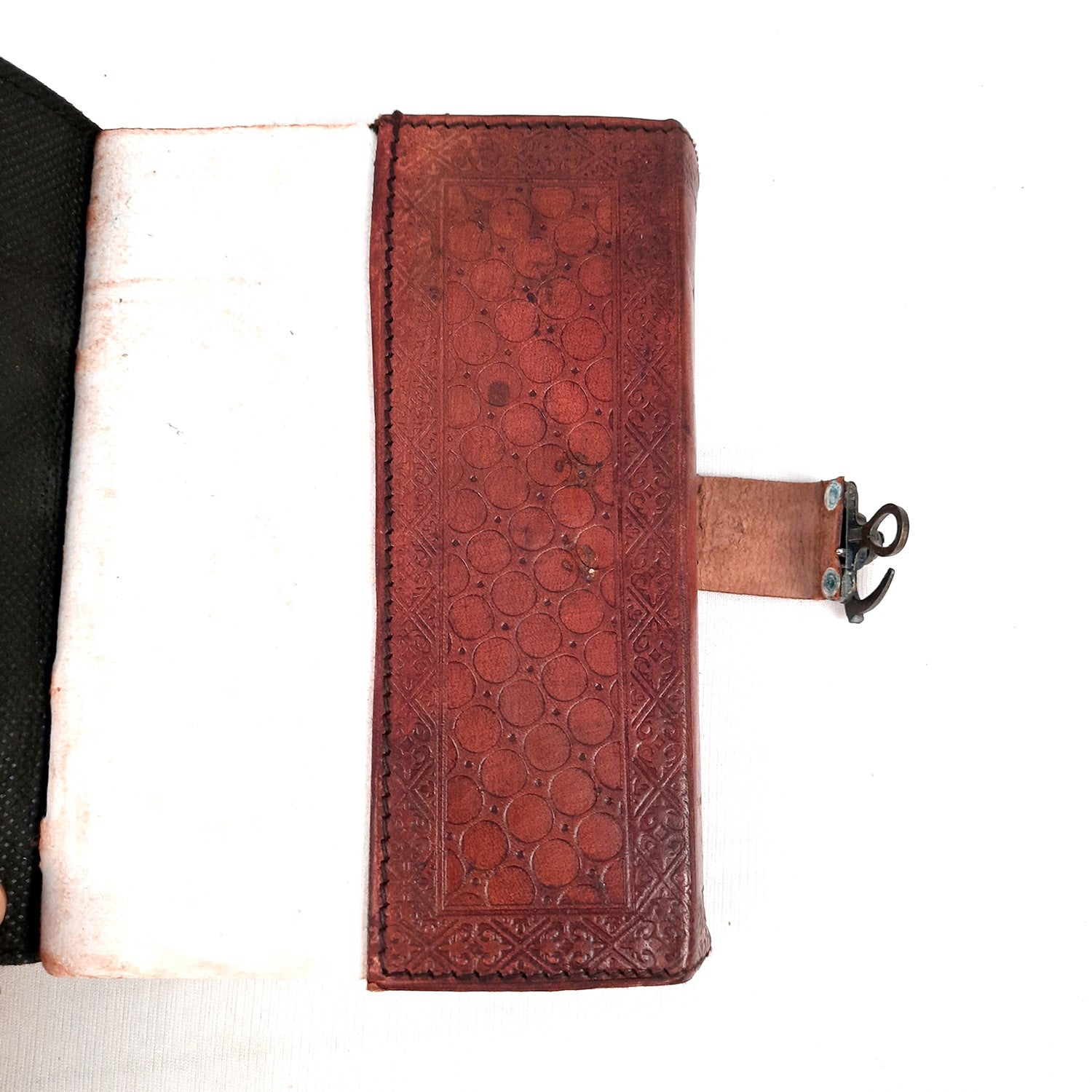 Leather Diary Vintage With Lock | Journal Notebook With Handmade Paper | Personal Traveller's Book, Sketchbook - for Writing, Table, Office, Desk, Study, Corporate Gifts | Gift for Him / Her - apkamart #Style_Design 1