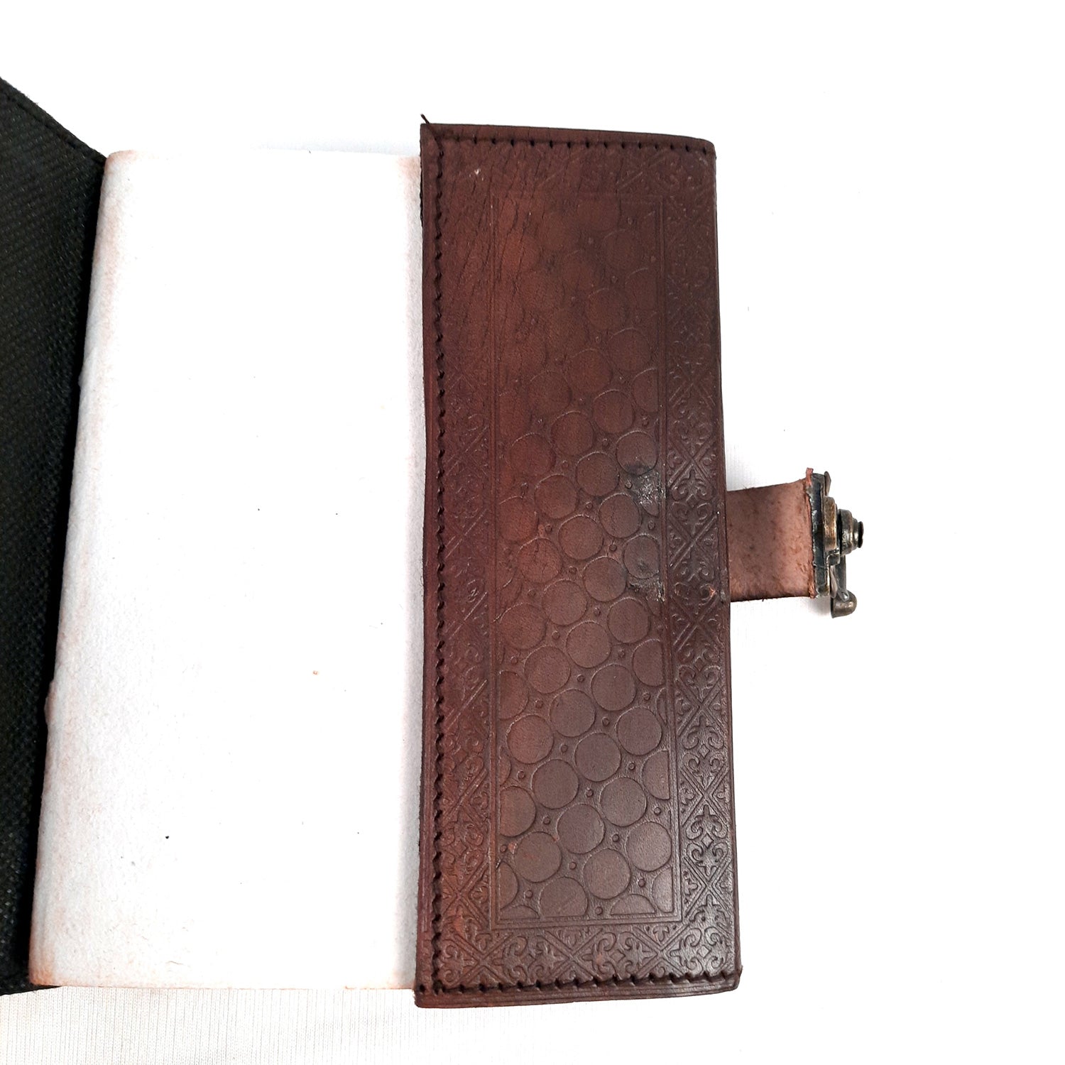 Leather Diary Journal | Notebook Planner Diaries With Antique Lock | Personal Traveller's Book, Sketchbook - for Writing, Table, Office, Desk, Study, Corporate Gifts | Gift for Him / Her - apkamart #Style_Design 1