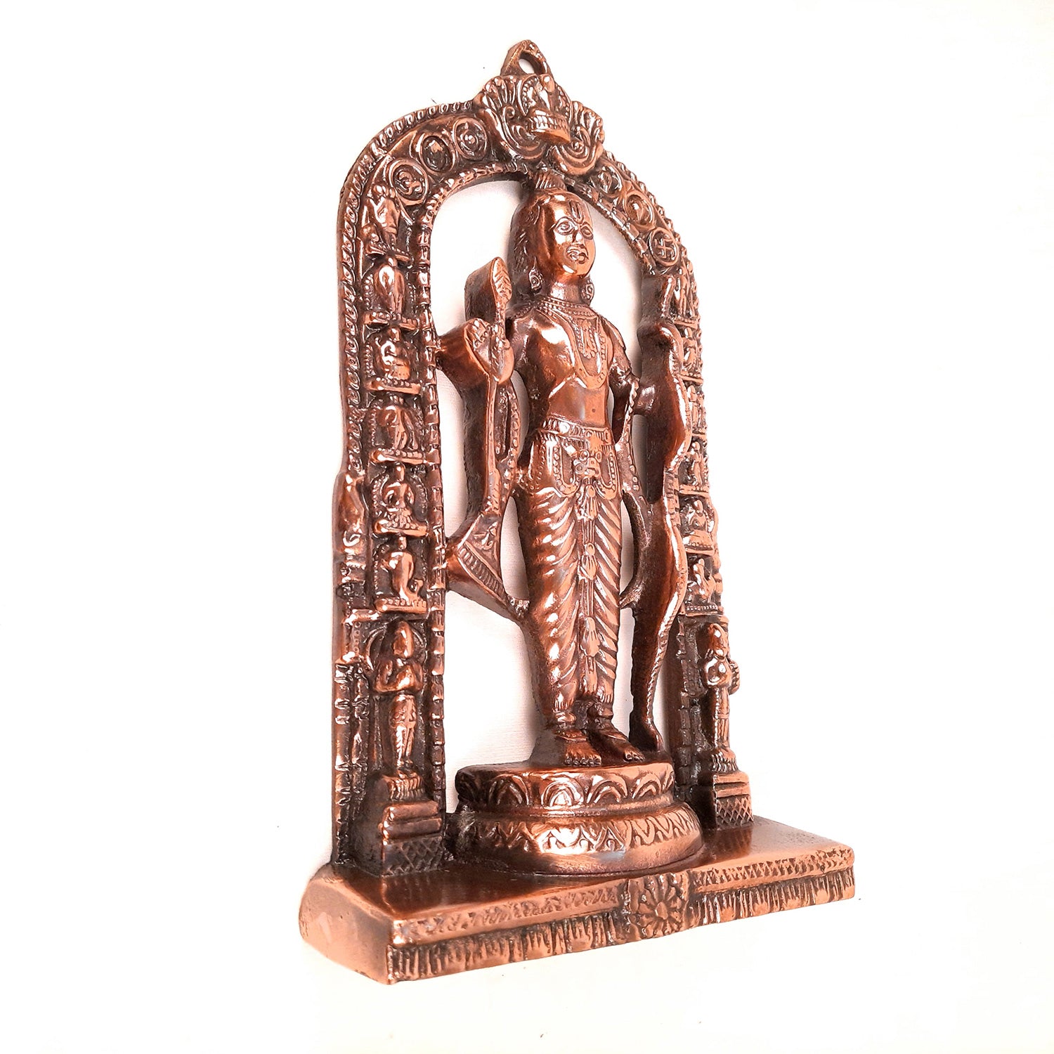 Ram Lalla Wall Hanging Statue | Shree Ram Lala Ayodhya Mandir Wall Idol - for Pooja, Home, Temple, Decor & Gift - apkamart #size_12 Inch