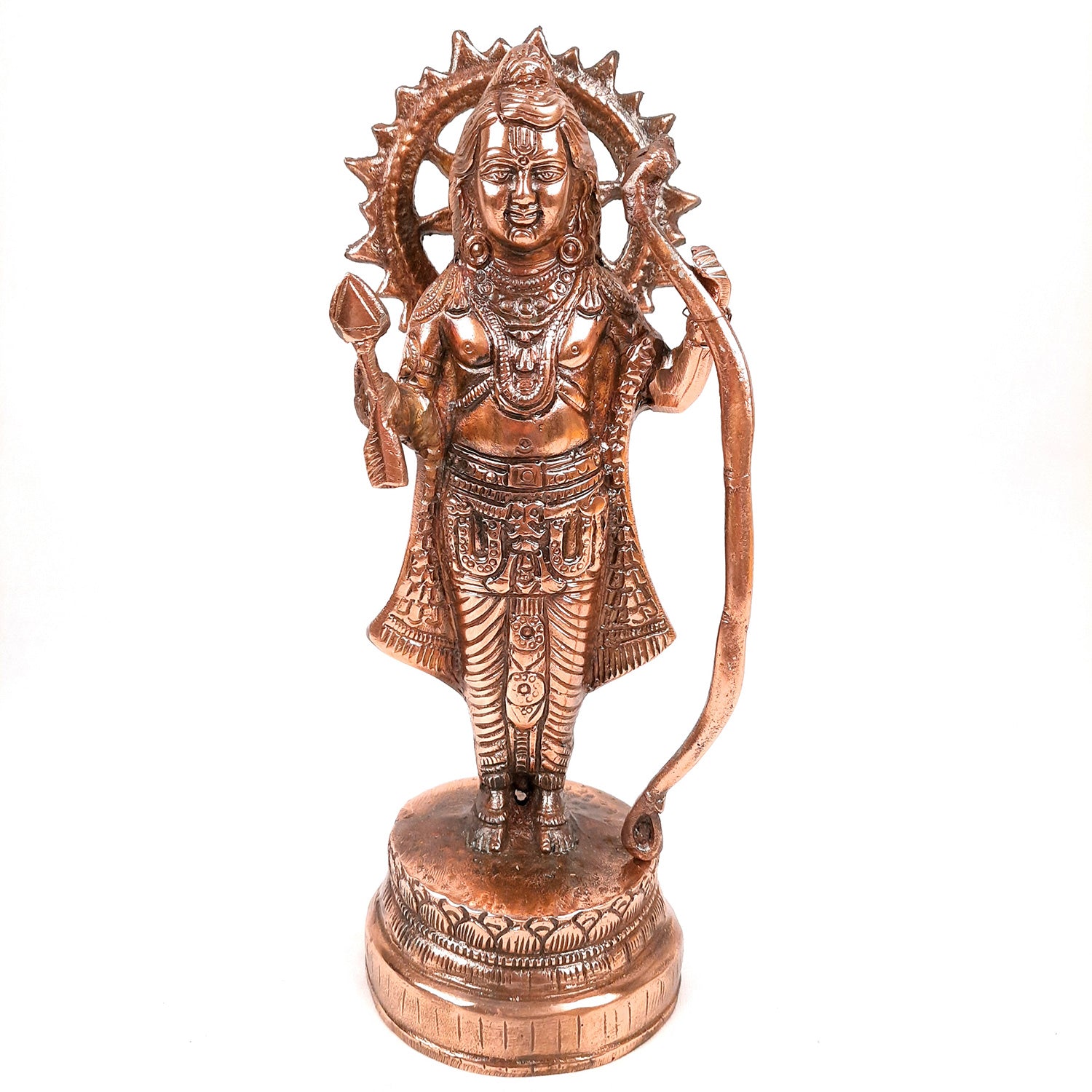 Ram Lalla Idol Statue | Shree Ram Lala Ayodhya Mandir Murti - for Pooja, Home, Temple, Decor & Gift - 13 inch - apkamart