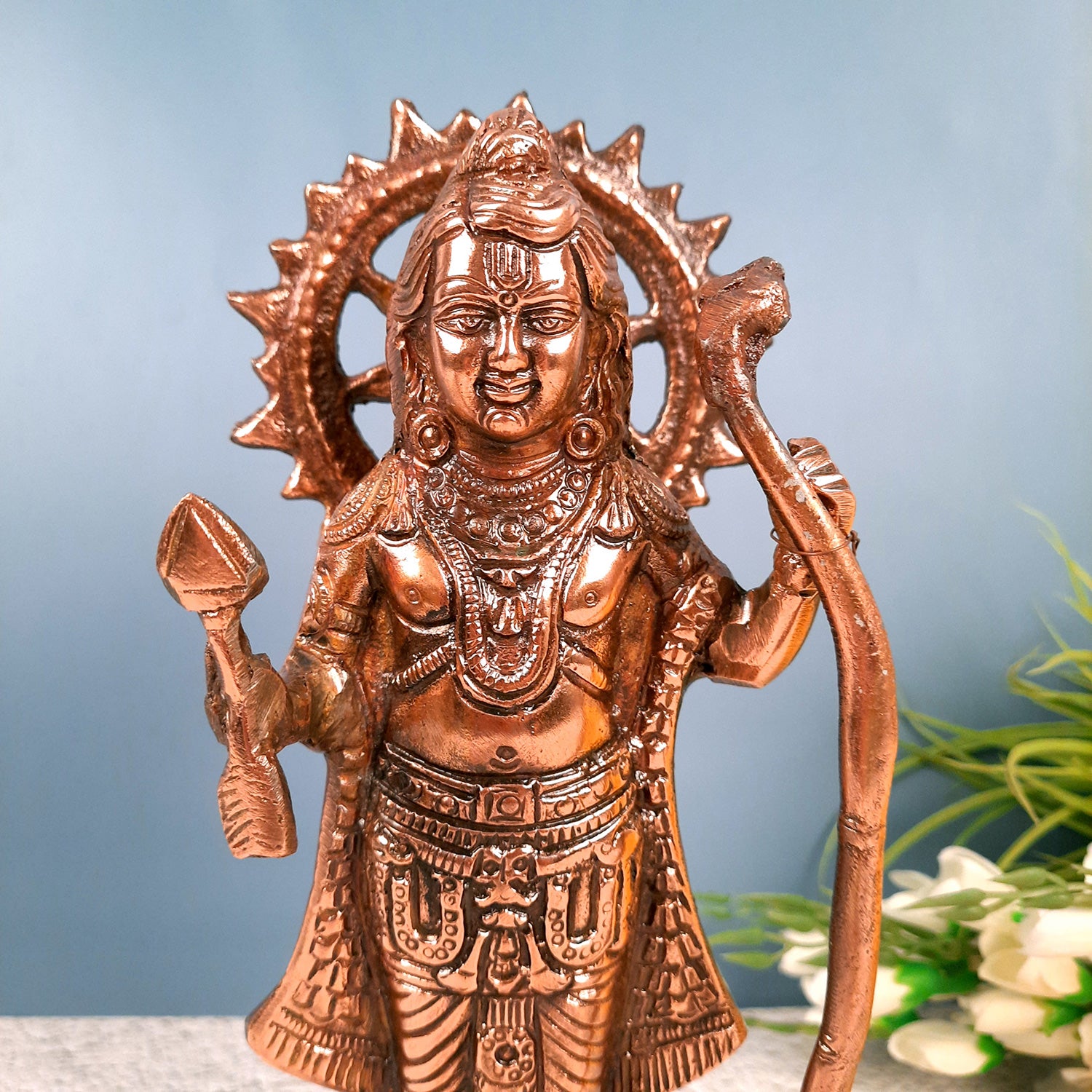 Ram Lalla Idol Statue | Shree Ram Lala Ayodhya Mandir Murti - for Pooja, Home, Temple, Decor & Gift - 13 inch - apkamart