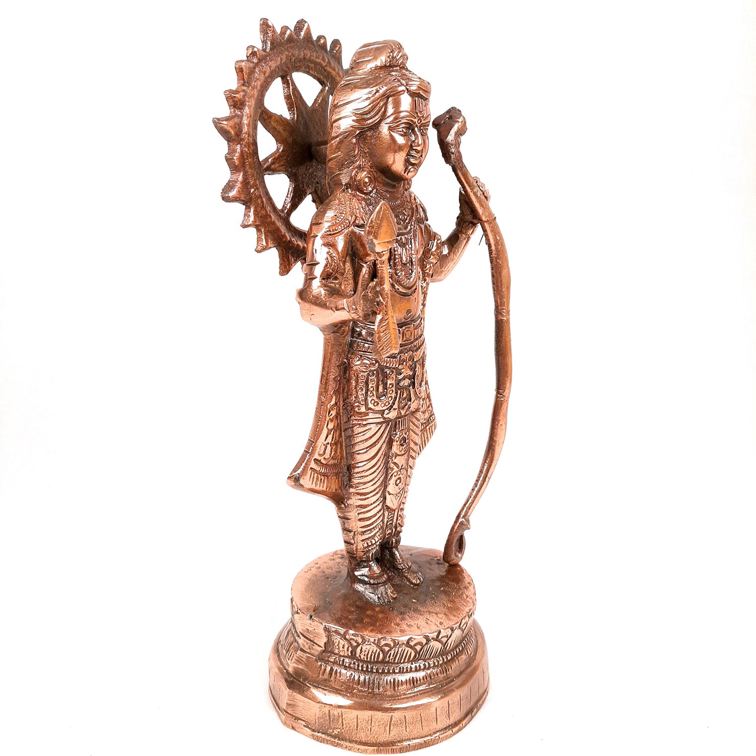 Ram Lalla Idol Statue | Shree Ram Lala Ayodhya Mandir Murti - for Pooja, Home, Temple, Decor & Gift - 13 inch - apkamart