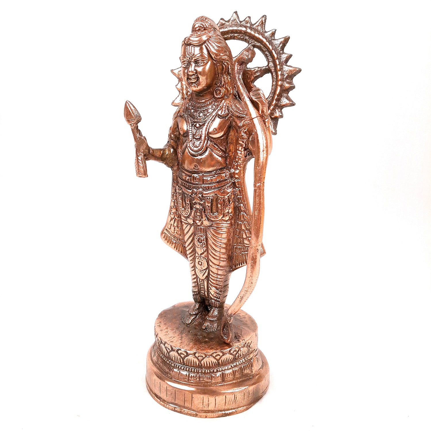 Ram Lalla Idol Statue | Shree Ram Lala Ayodhya Mandir Murti - for Pooja, Home, Temple, Decor & Gift - 13 inch - apkamart