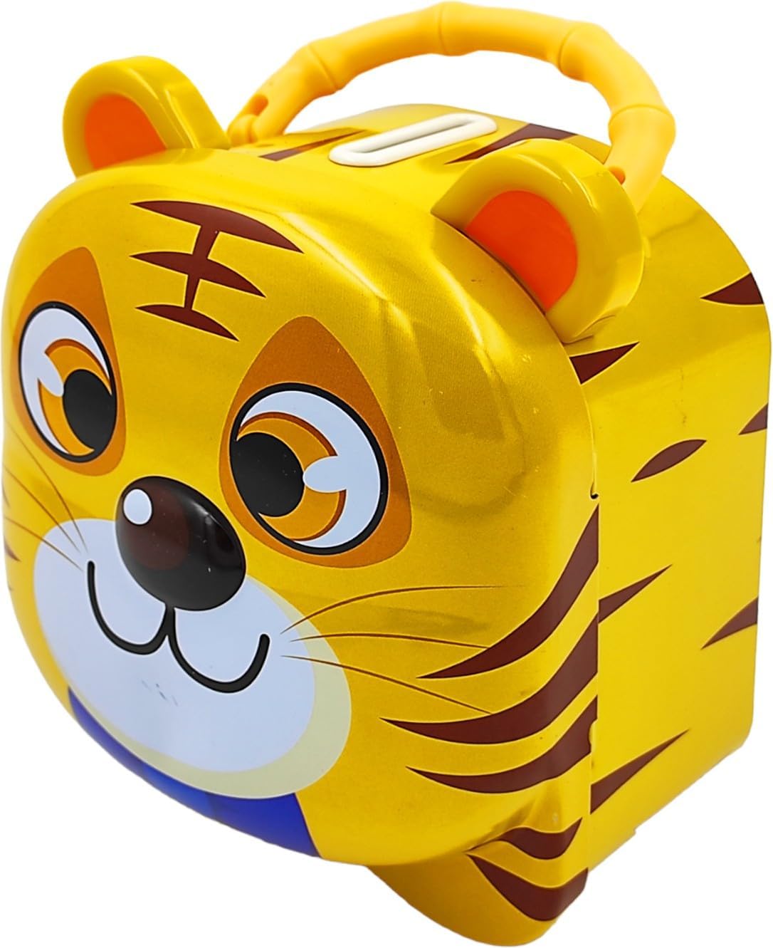 Tiger Coin Box | Piggy Bank with Lock & Key | Gullak - Money Bank For Kid's Birthday & Return Gift - apkamart