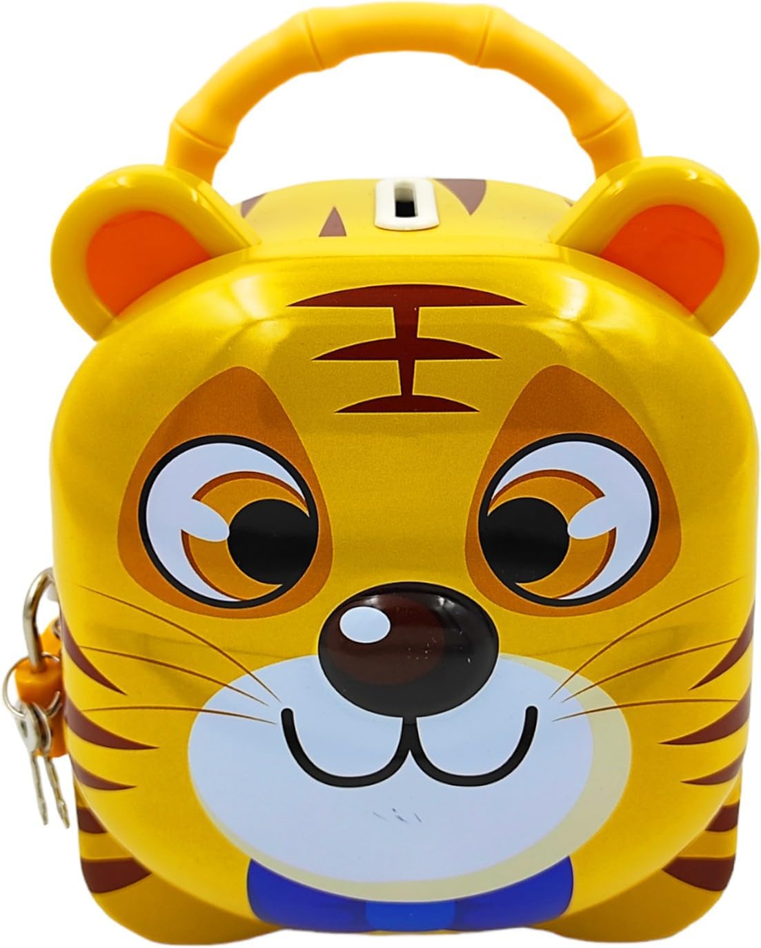 Tiger Coin Box | Piggy Bank with Lock & Key | Gullak - Money Bank For Kid's Birthday & Return Gift - apkamart #style_pack of 1