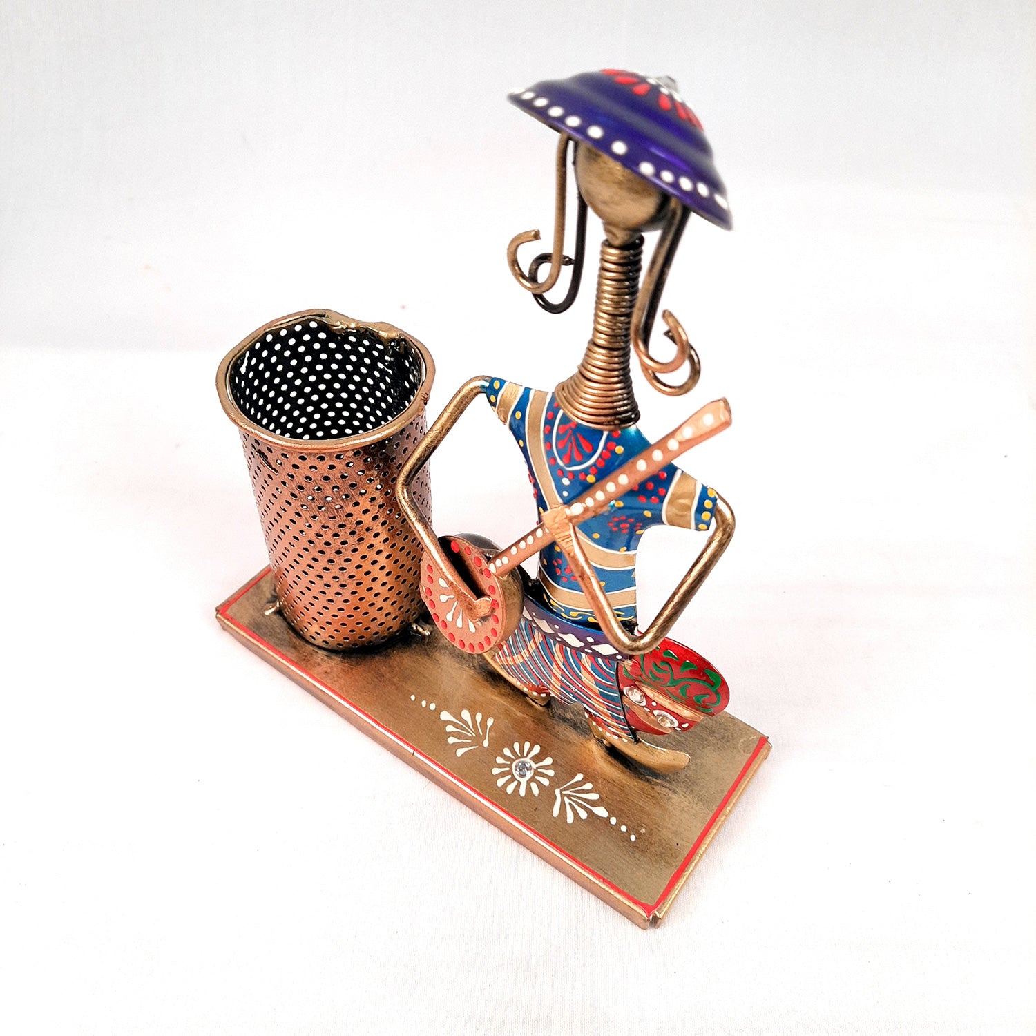 Pen Stand - Musician Design | Multipurpose Organizers | Pencil Holder Stands - For Study Table, Desk, Stationary Gift, Home, Office Decor - 8 Inch - apkamart