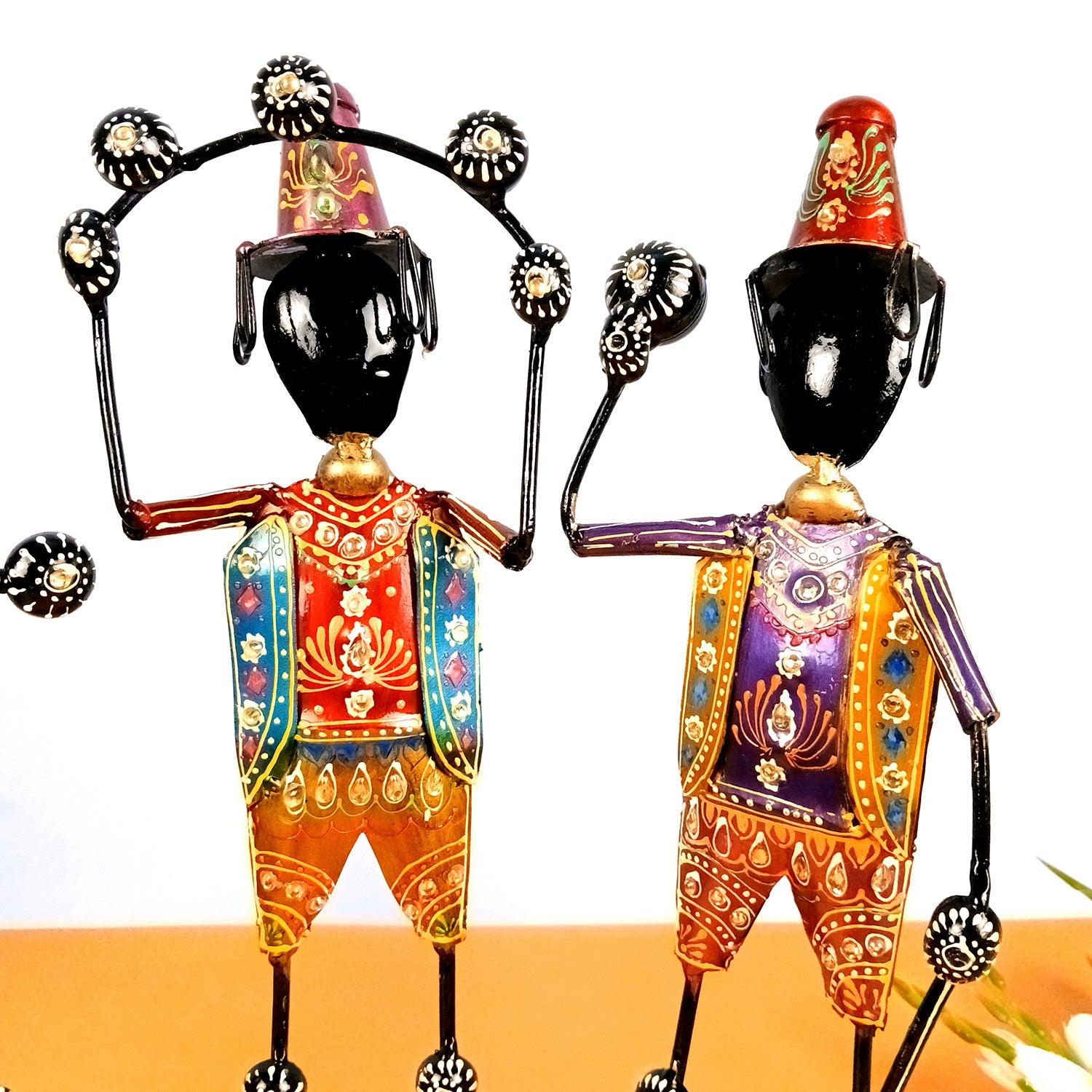 Showpiece - Circus Joker Juggling Balls Design | Decorative Figurines - For Home, Table, Living Room & TV Unit | Show Piece For Office Desk & Gifts- 18 Inch - Apkamart #Style_Design 2 - Pack of 3