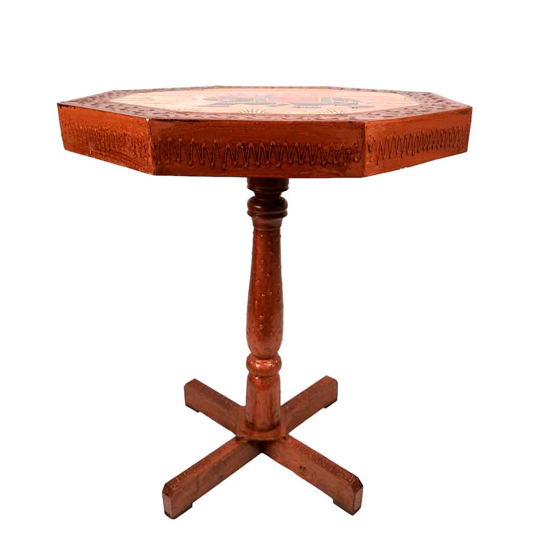 End Tables Wooden | Side Table | Stool - for Living Room, Corner Decor, Home Decor & Gifts - 20 Inch - Apkamart