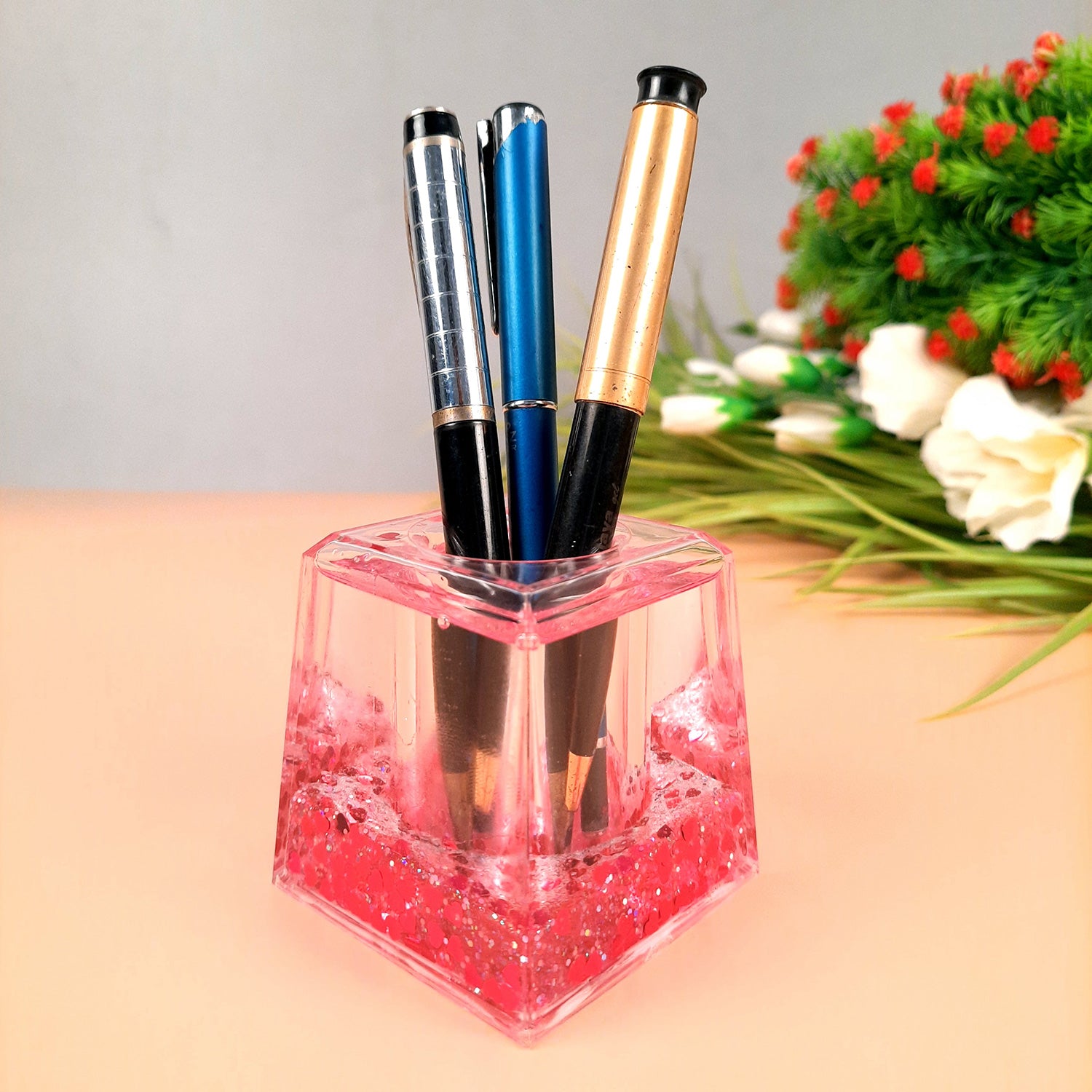 Pen Stand | Pencil Holder Stands - For Study Table, Desk, Stationary Gift, Home, Office Decor & Gift - apkamart #Style_design 2