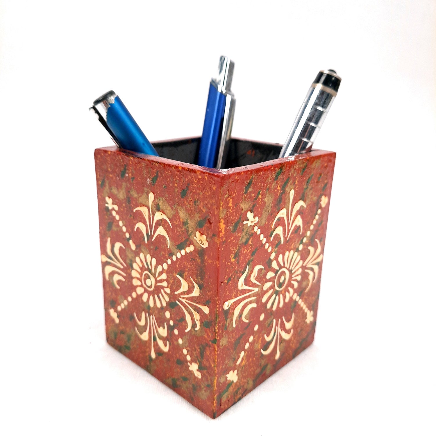 Pen Holder | Stationary Organizers | Wooden Pencil Stands | Multipurpose Holders Stand - For Table, Desk Organizing, Home, Office Decor & Corporate Gifts - apkamart #Style_Design 4