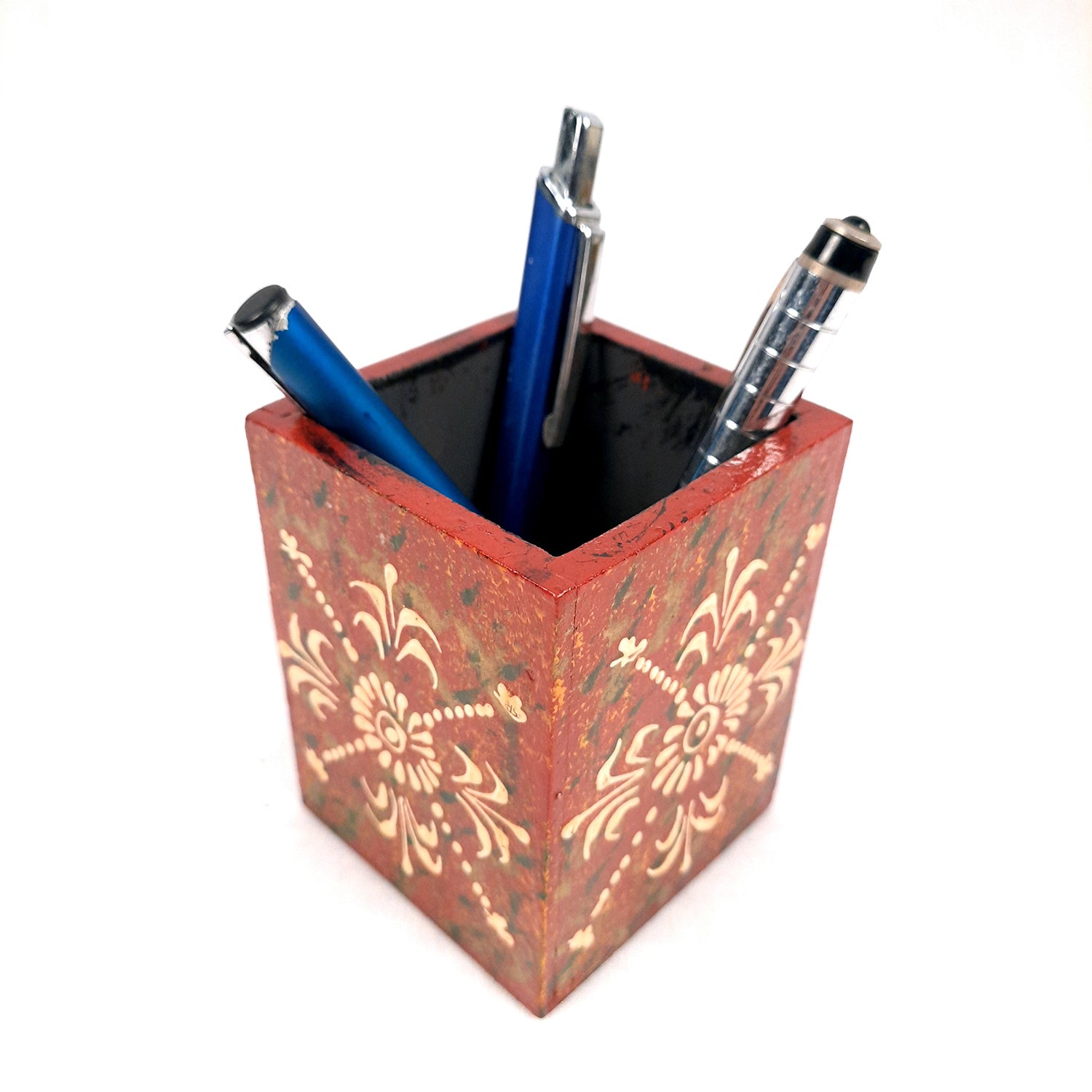 Pen Holder | Stationary Organizers | Wooden Pencil Stands | Multipurpose Holders Stand - For Table, Desk Organizing, Home, Office Decor & Corporate Gifts - apkamart #Style_Design 4