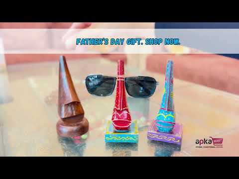 Wooden Spectacle Holders | Specs Eyeglass Holder Stand Nose Shaped - For Home, Desktop, Table, Office Decor, Organization & Gifts - apkamart #Style_Design 2