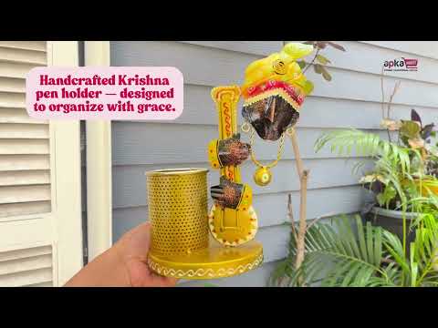 Krishna Pen Holder 10 Inch-Apkamart #Style_Pack of 2